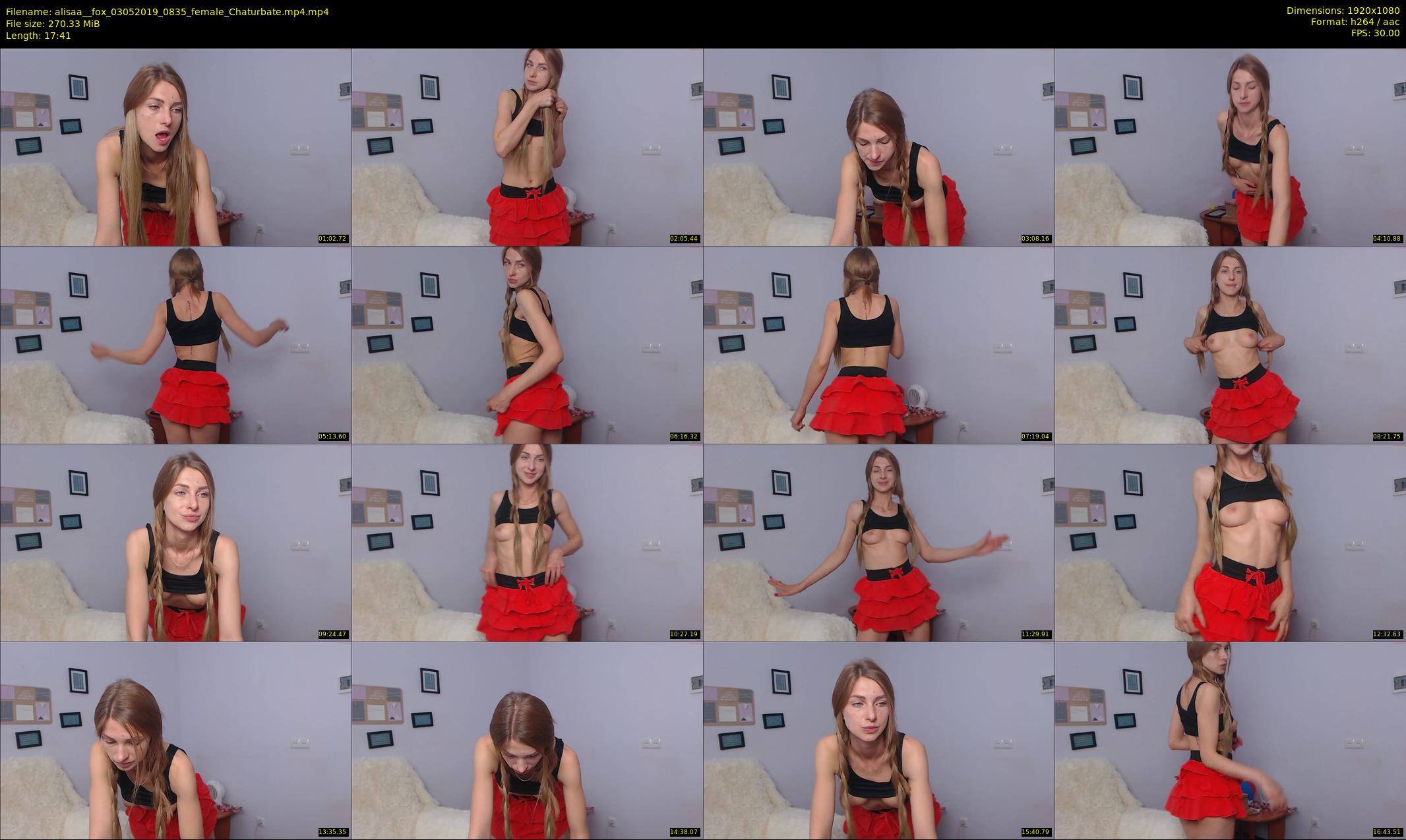alisaa__fox — 18 minute Chaturbate female cam show recording, 1080p, May 3, 2019