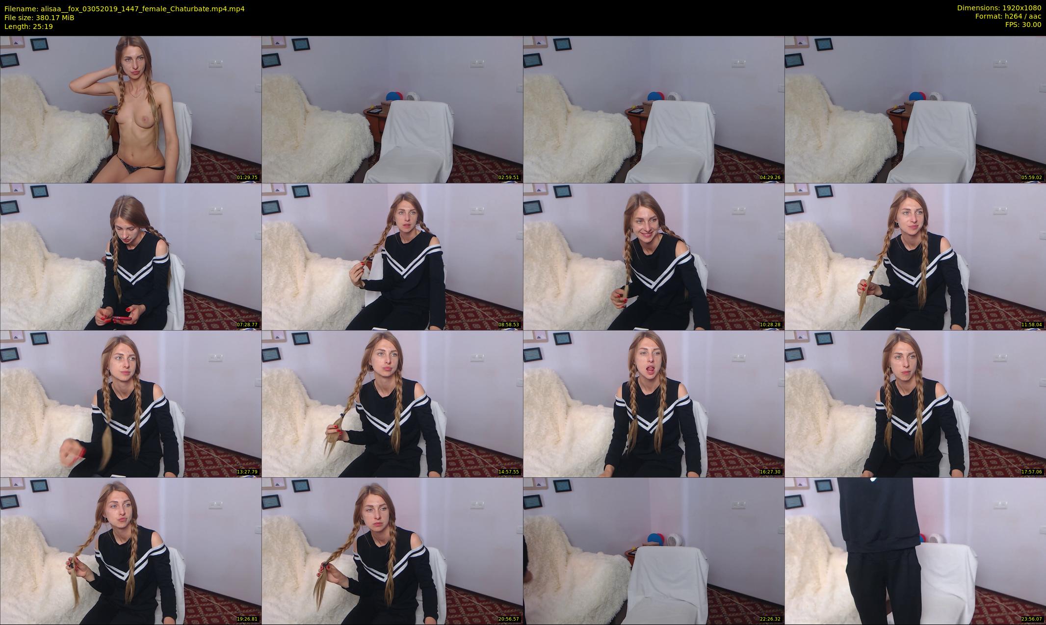 alisaa__fox — 26 minute Chaturbate female cam show recording, 1080p, May 3, 2019