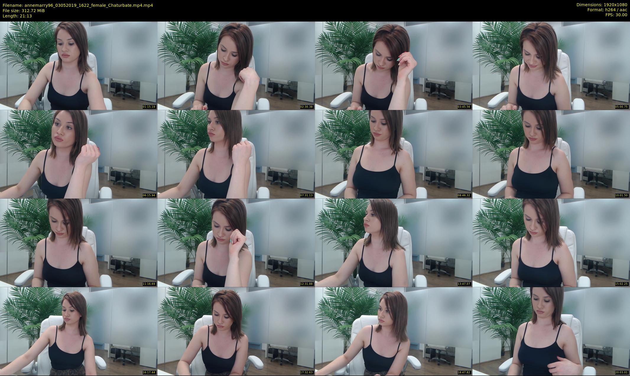 annemarry96 — 22 minute Chaturbate female cam show recording, 1080p, May 3, 2019