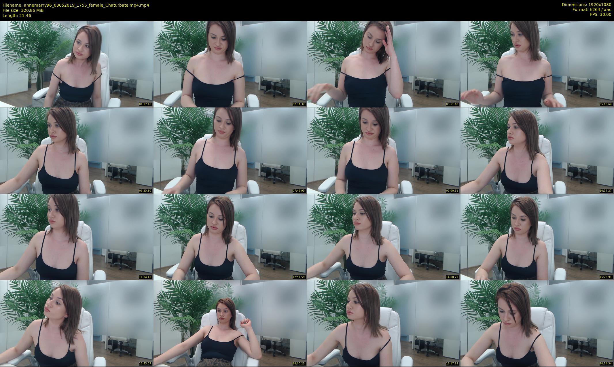 annemarry96 — 22 minute Chaturbate female cam show recording, 1080p, May 3, 2019