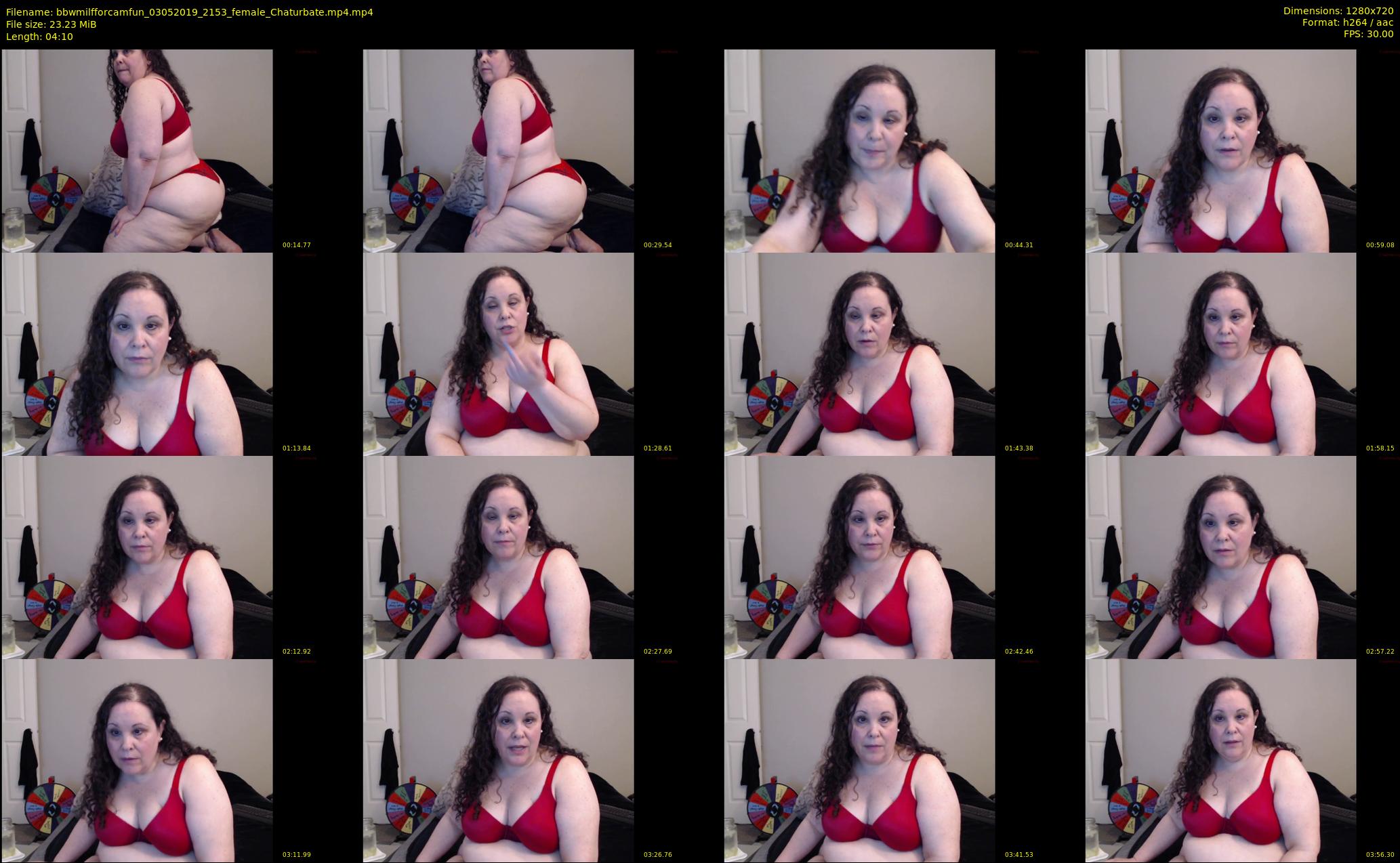 bbwmilfforcamfun — 5 minute Chaturbate female cam show recording, 720p, May 3, 2019