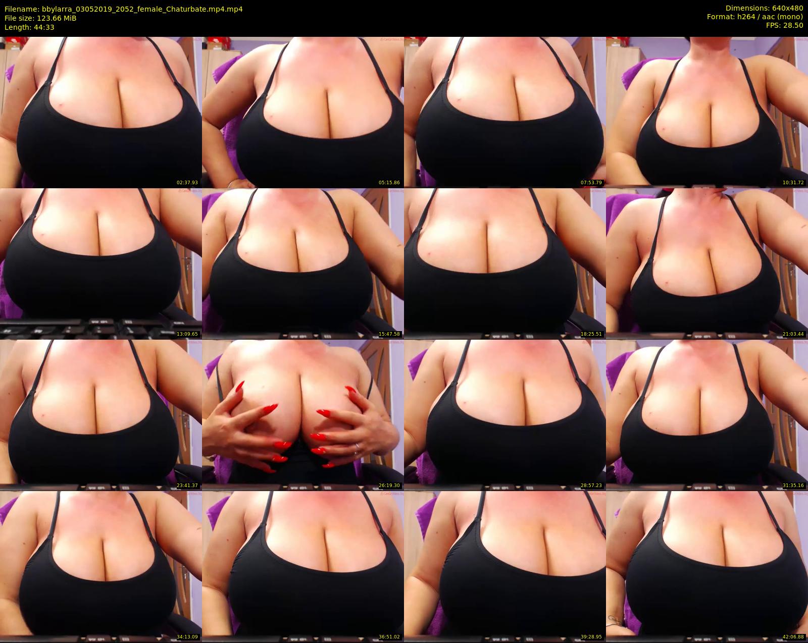 bbylarra — 45 minute Chaturbate couple cam show recording, 480p, May 3, 2019