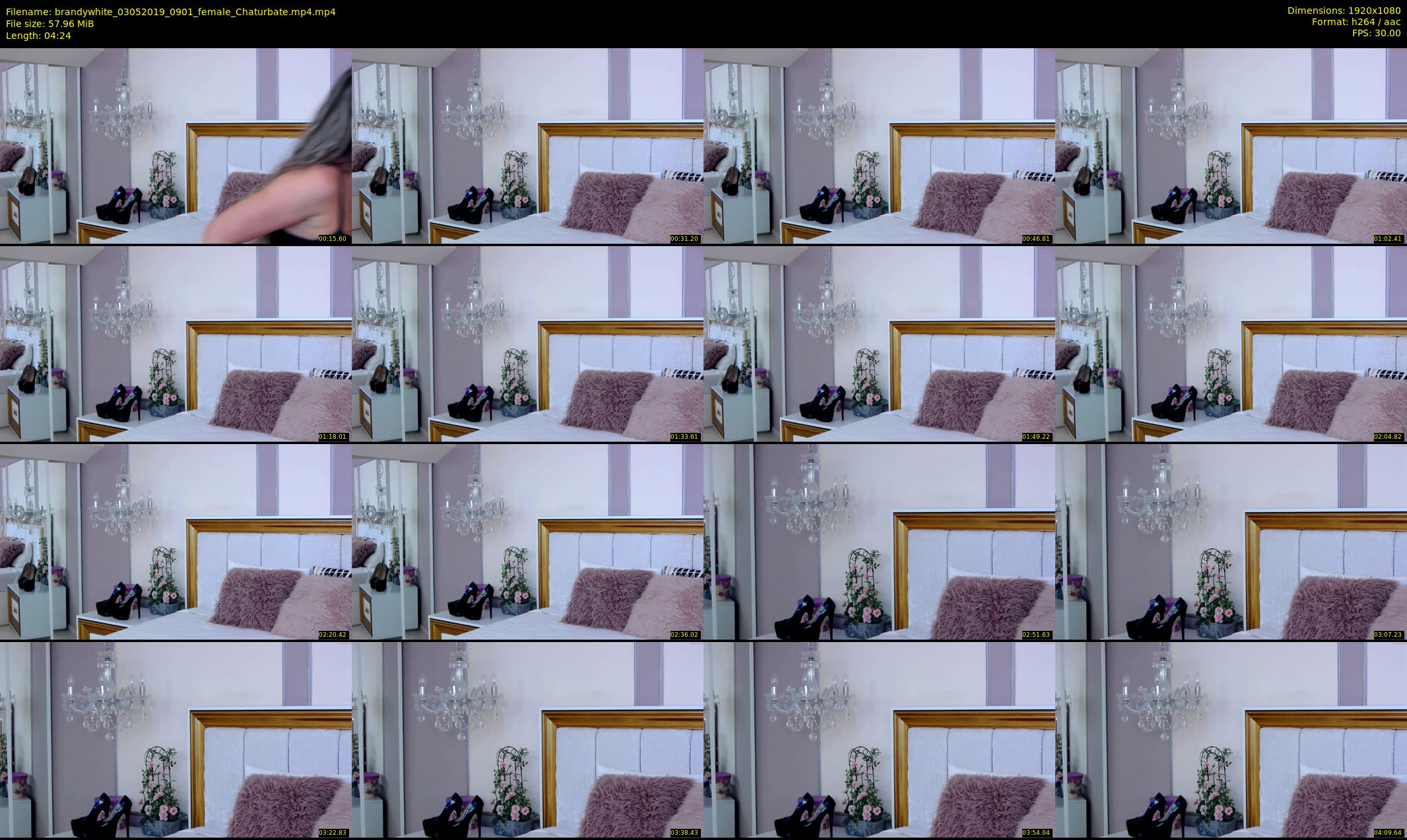 brandywhite — 5 minute Chaturbate female cam show recording, 1080p, May 3, 2019