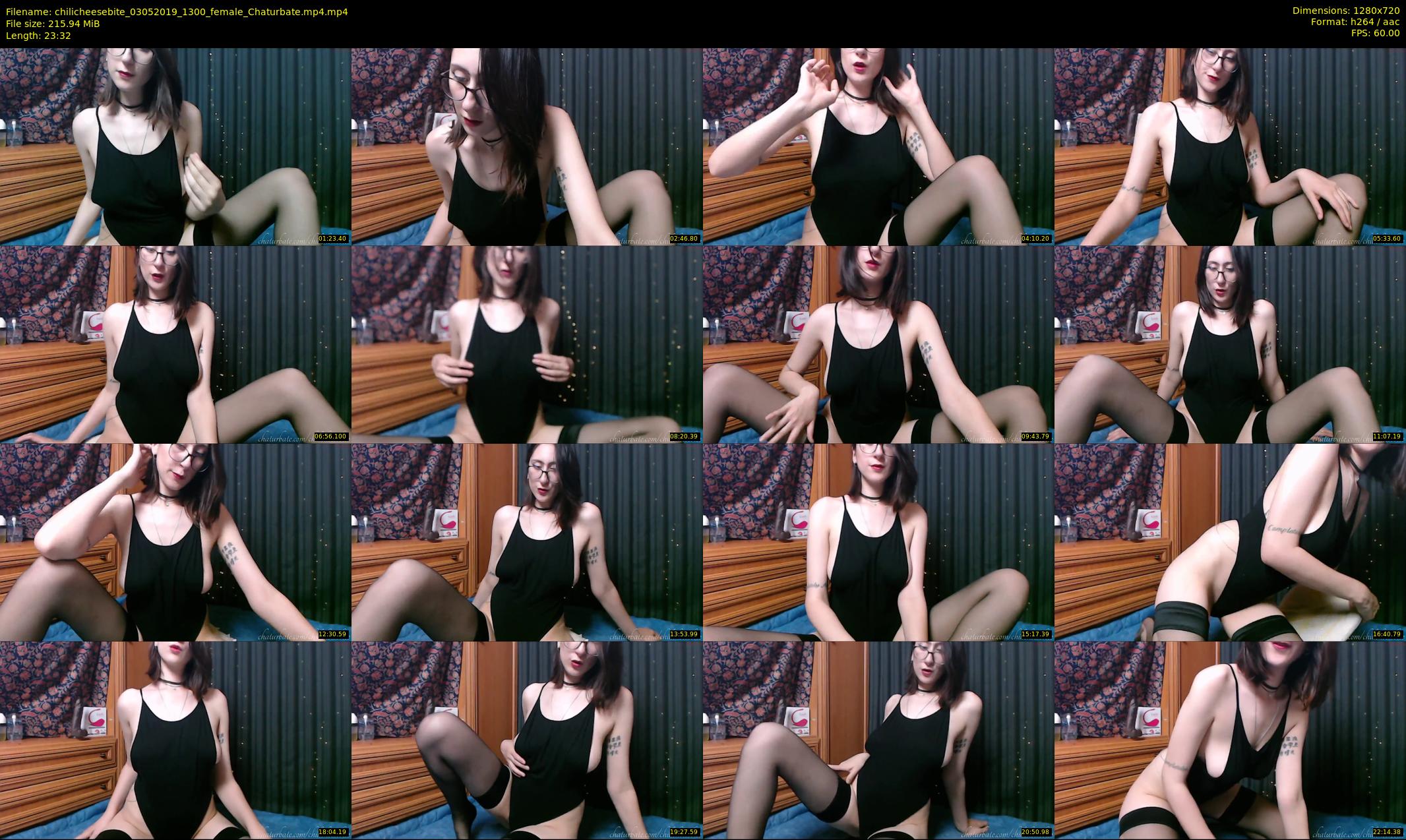 chilicheesebite — 24 minute Chaturbate female cam show recording, 720p, May 3, 2019