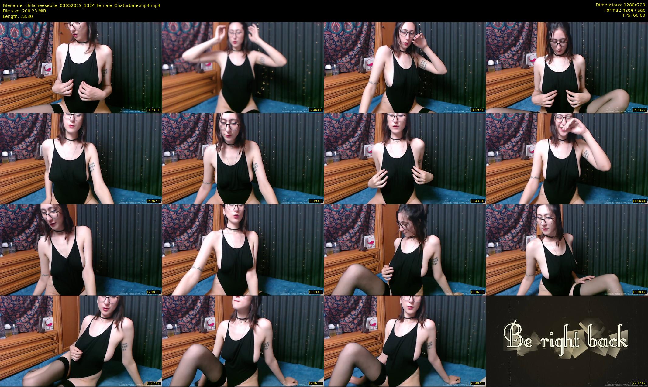 chilicheesebite — 24 minute Chaturbate female cam show recording, 720p, May 3, 2019