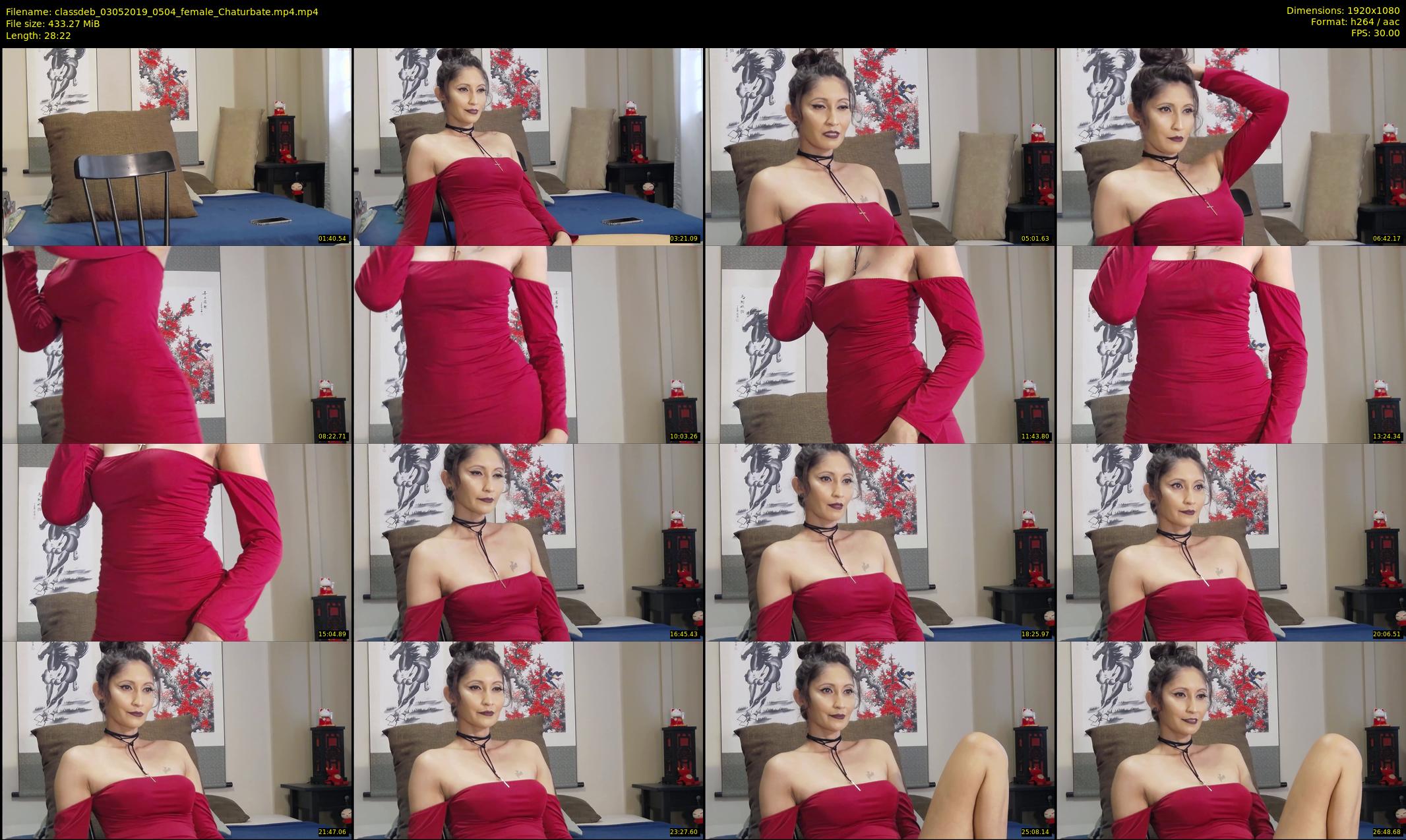 classdeb — 29 minute Chaturbate female cam show recording, 1080p, May 3, 2019