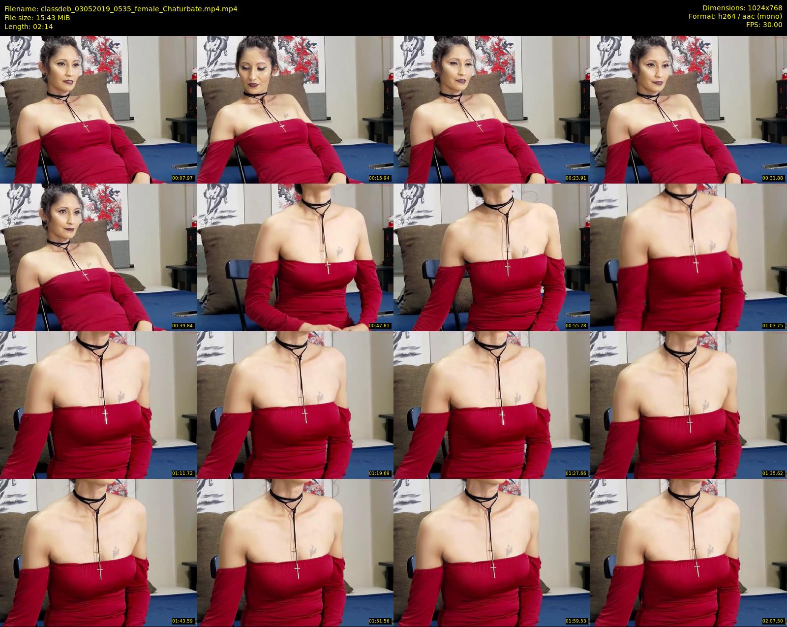 classdeb — 3 minute Chaturbate female cam show recording, 720p, May 3, 2019
