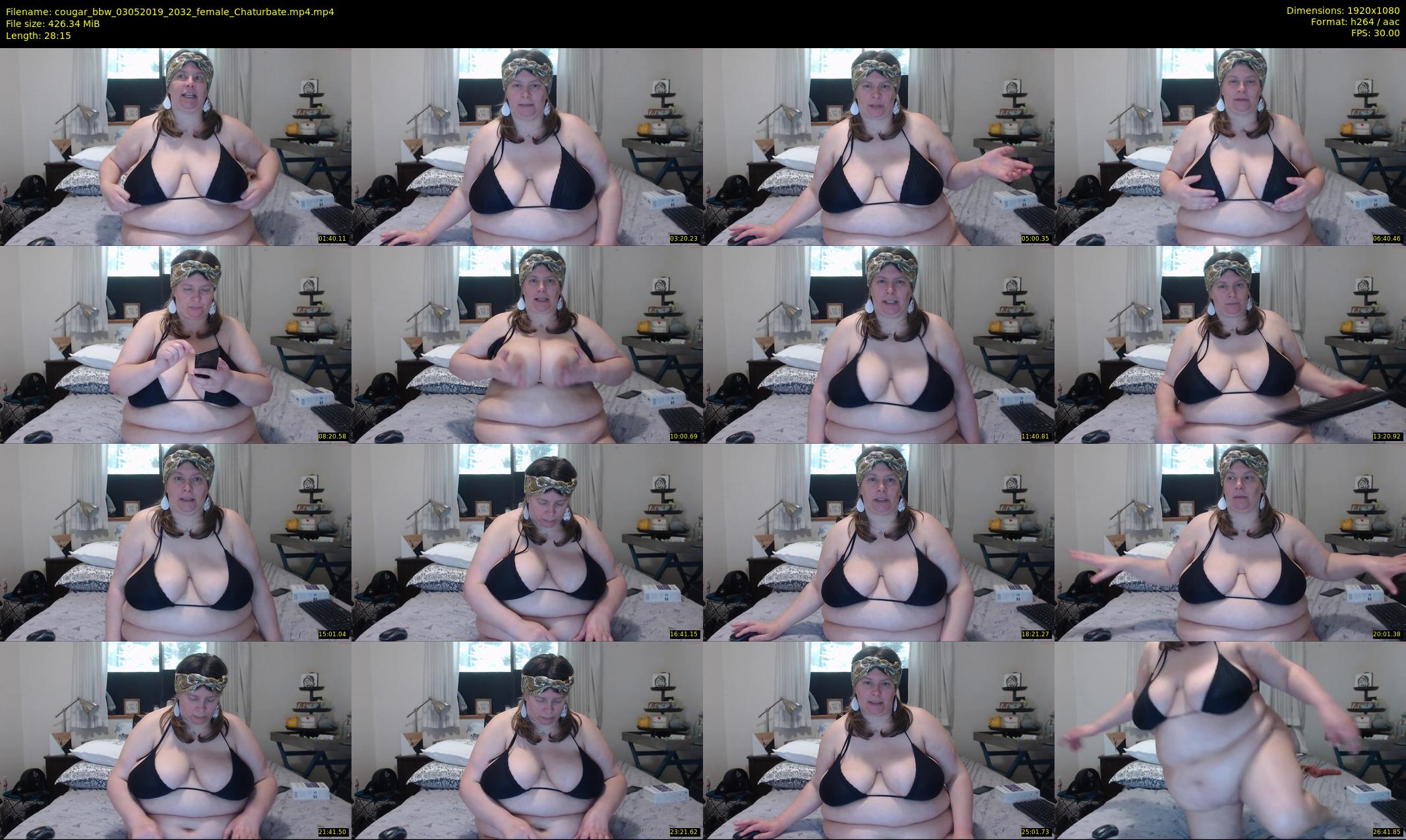 cougar_bbw — 29 minute Chaturbate female cam show recording, 1080p, May 3, 2019