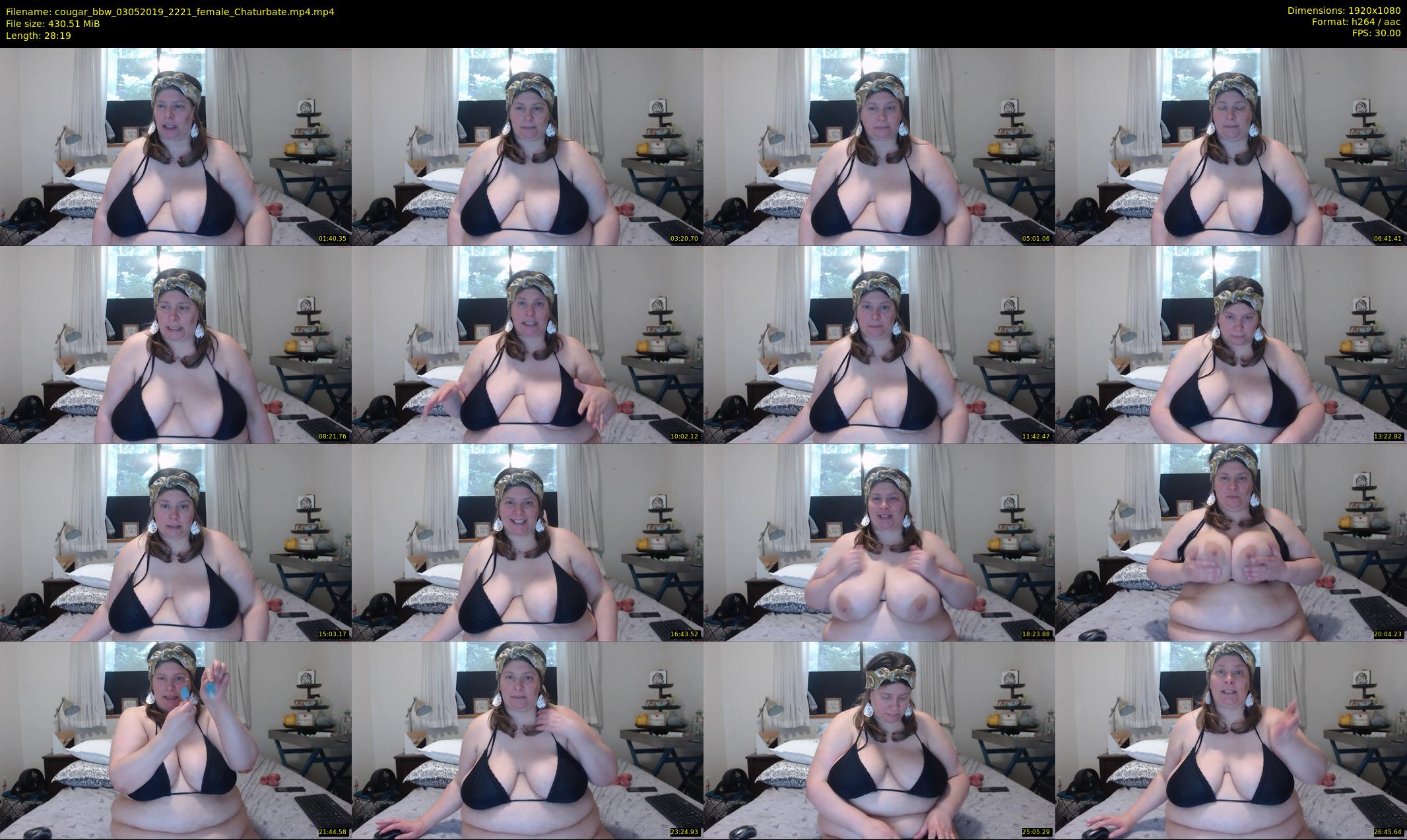 cougar_bbw — 29 minute Chaturbate female cam show recording, 1080p, May 3, 2019