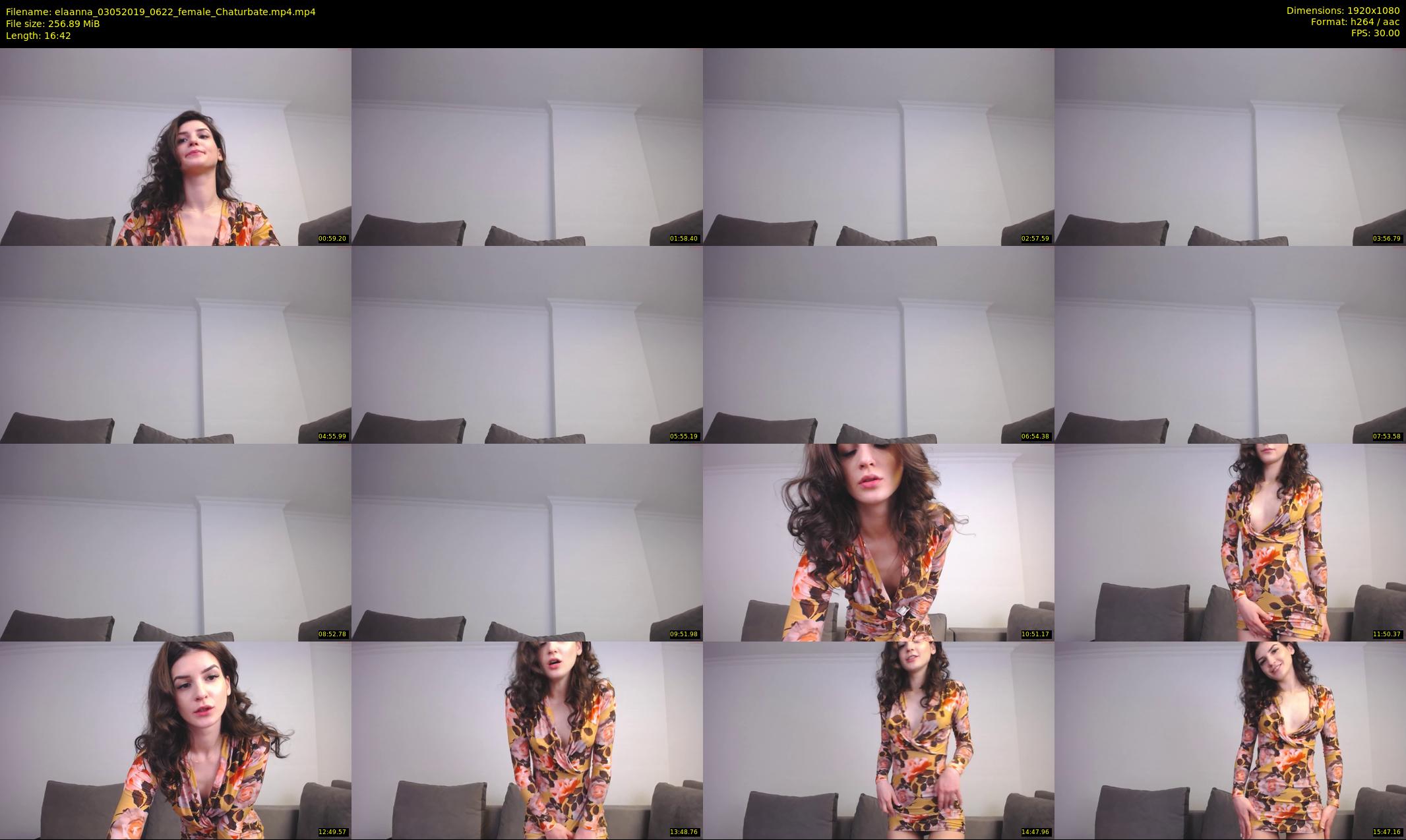 elaanna — 17 minute Chaturbate female cam show recording, 1080p, May 3, 2019