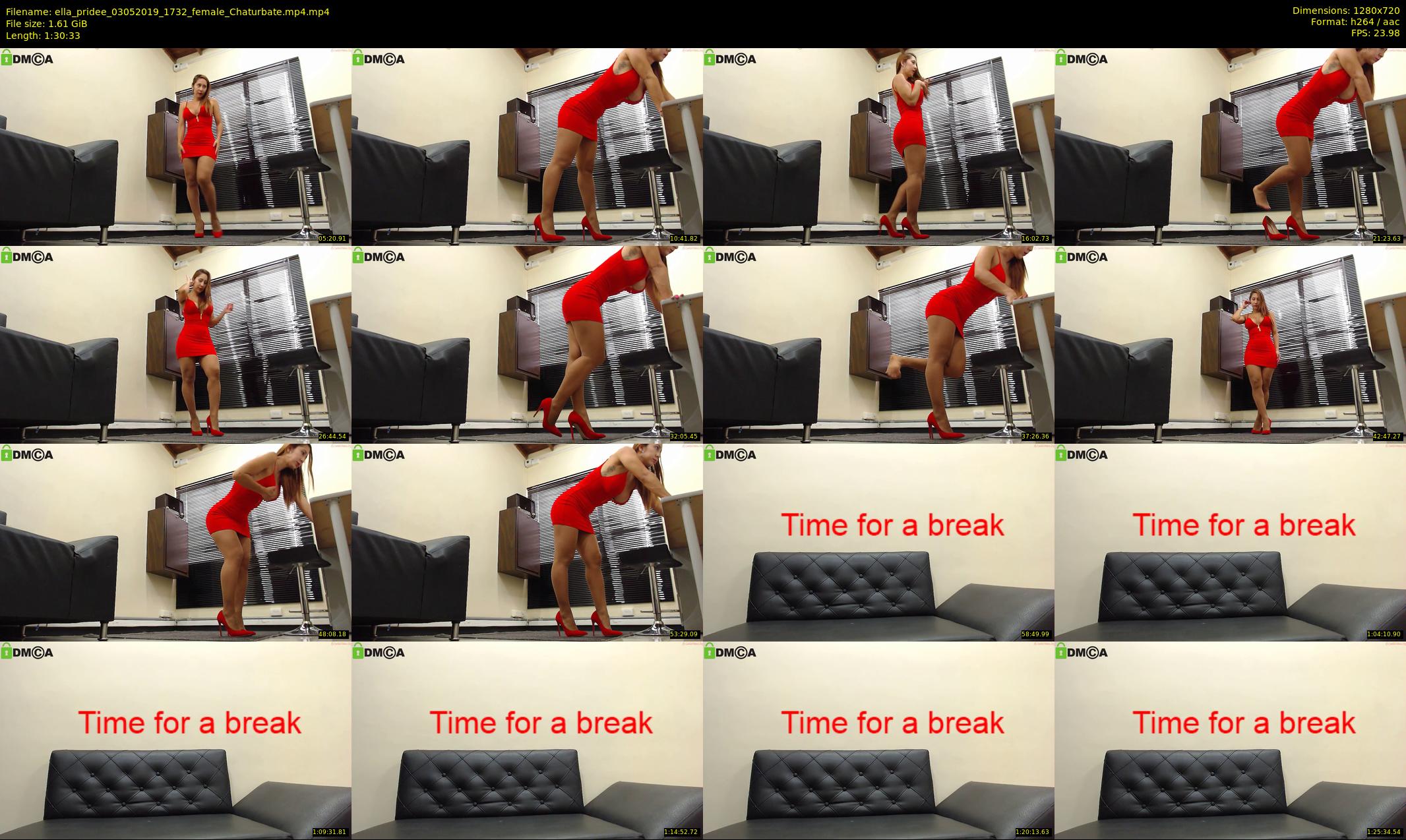 ella_pridee — 91 minute Chaturbate female cam show recording, 720p, May 3, 2019