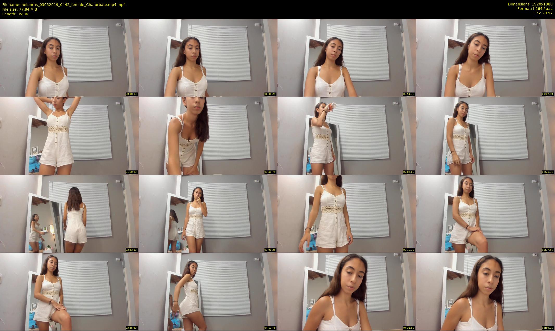 helenrus — 6 minute Chaturbate female cam show recording, 1080p, May 3, 2019