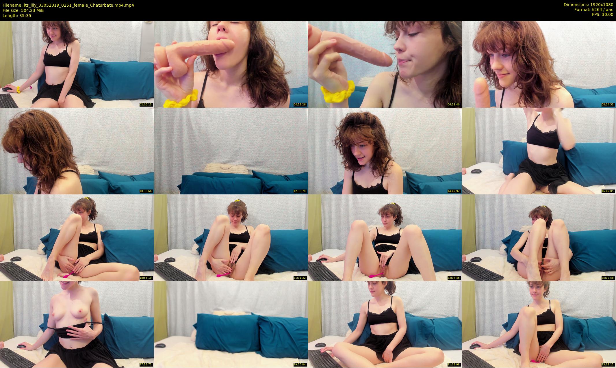 its_lily — 36 minute Chaturbate female cam show recording, 1080p, May 3, 2019