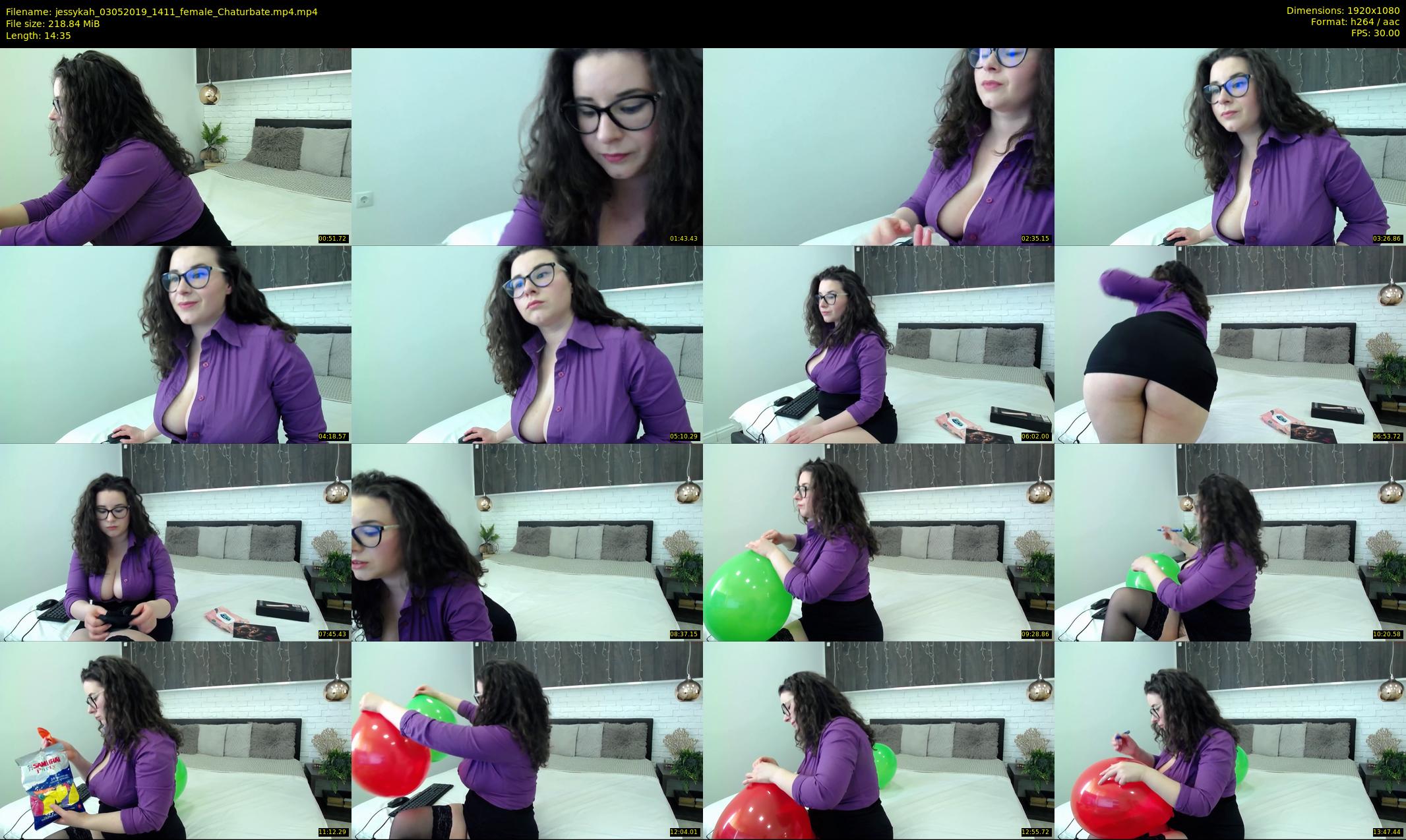 jessykah — 15 minute Chaturbate female cam show recording, 1080p, May 3, 2019
