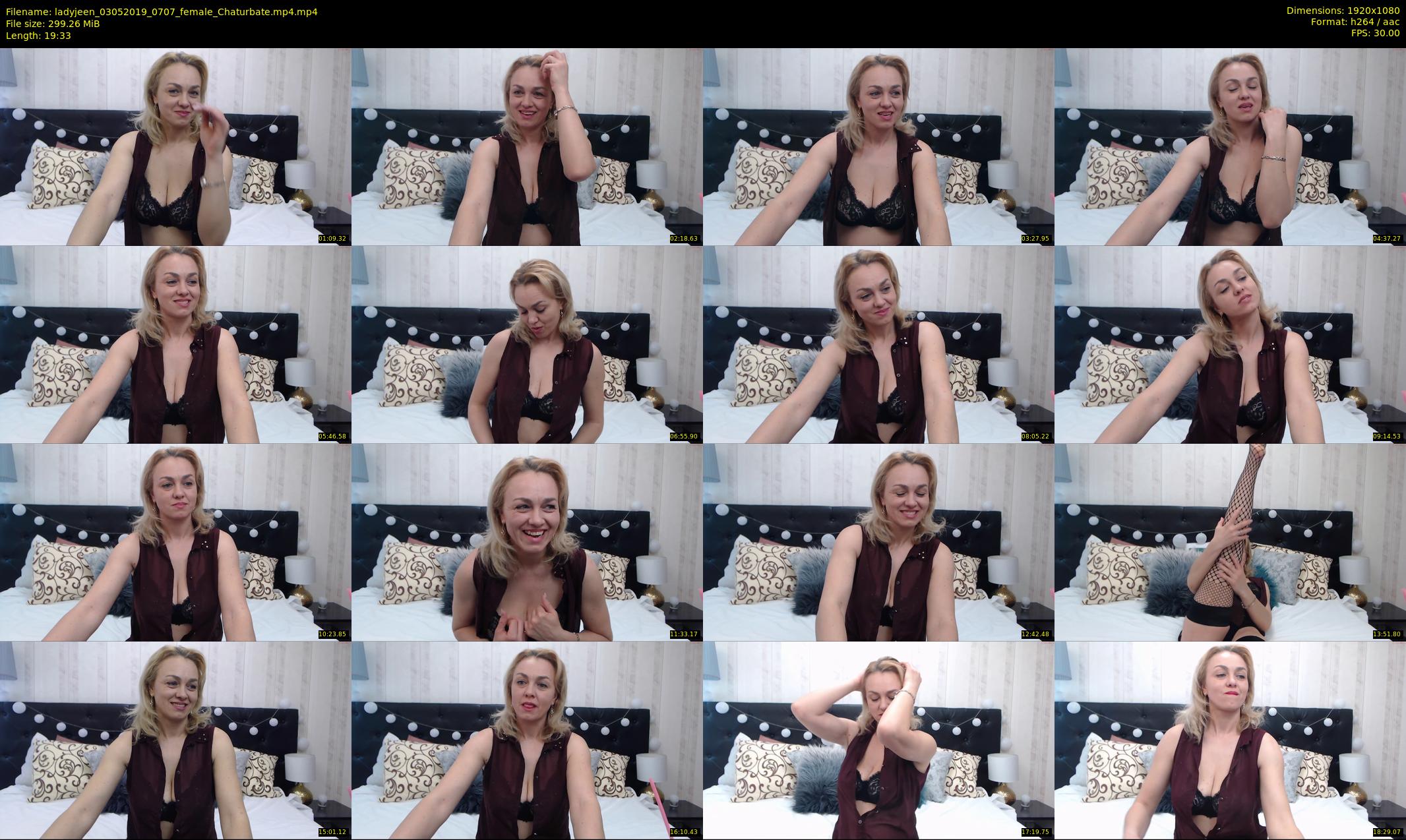 ladyjeen — 20 minute Chaturbate female cam show recording, 1080p, May 3, 2019