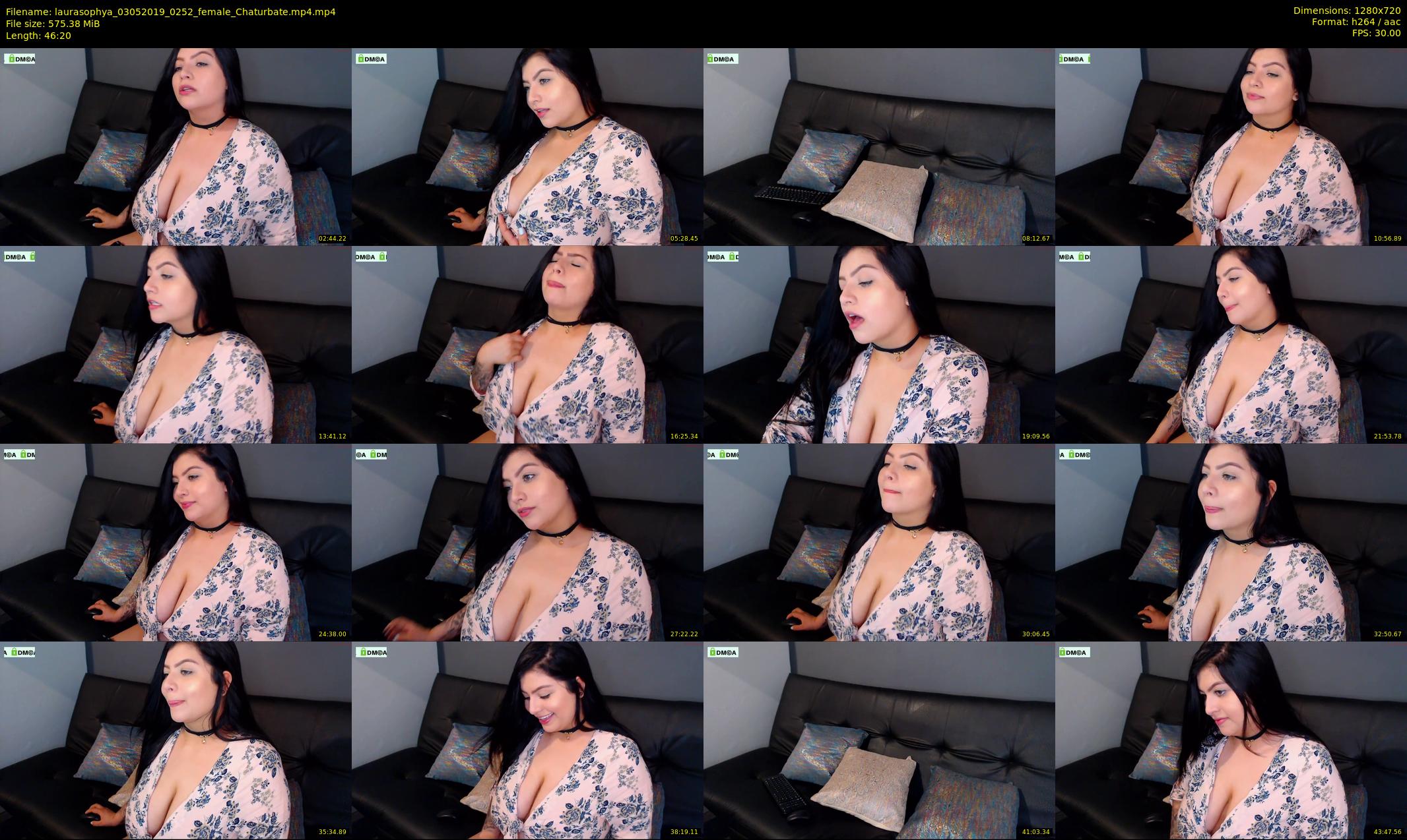 laurasophya — 47 minute Chaturbate female cam show recording, 720p, May 3, 2019