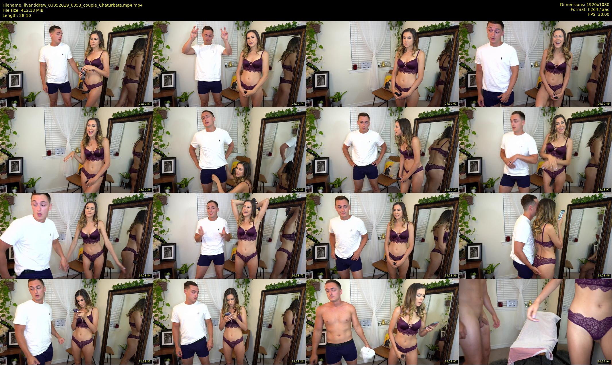 livanddrew — 29 minute Chaturbate couple cam show recording, 1080p, May 3, 2019