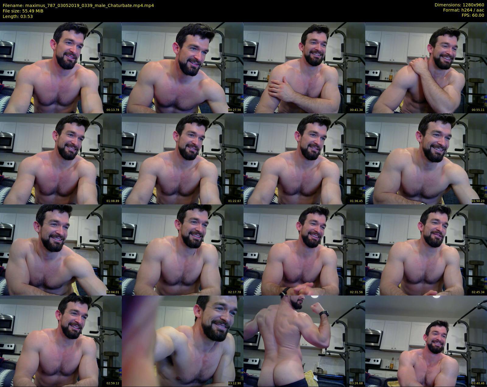 maximus_787 — 4 minute Chaturbate male cam show recording, 720p, May 3, 2019
