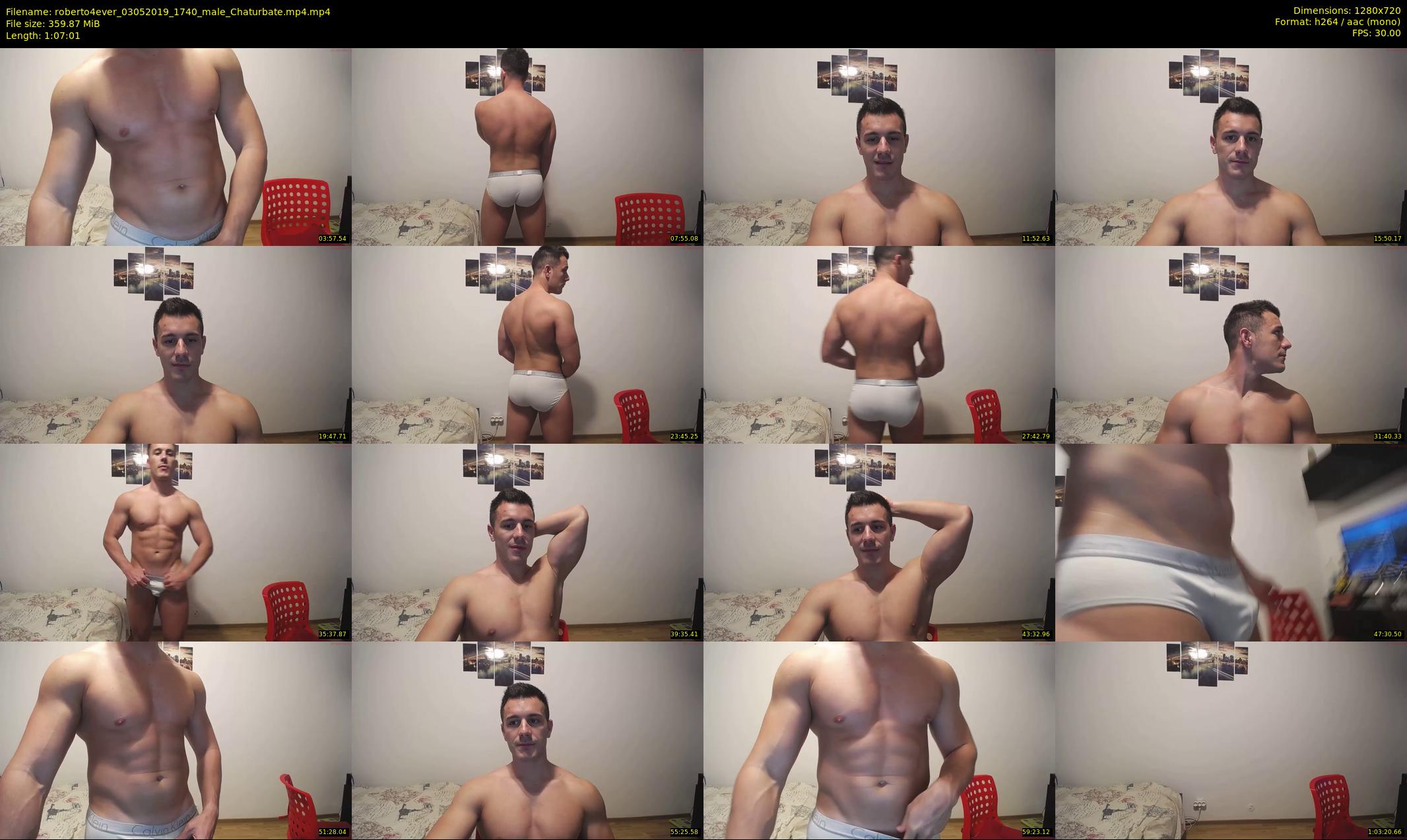 roberto4ever — 68 minute Chaturbate male cam show recording, 720p, May 3, 2019