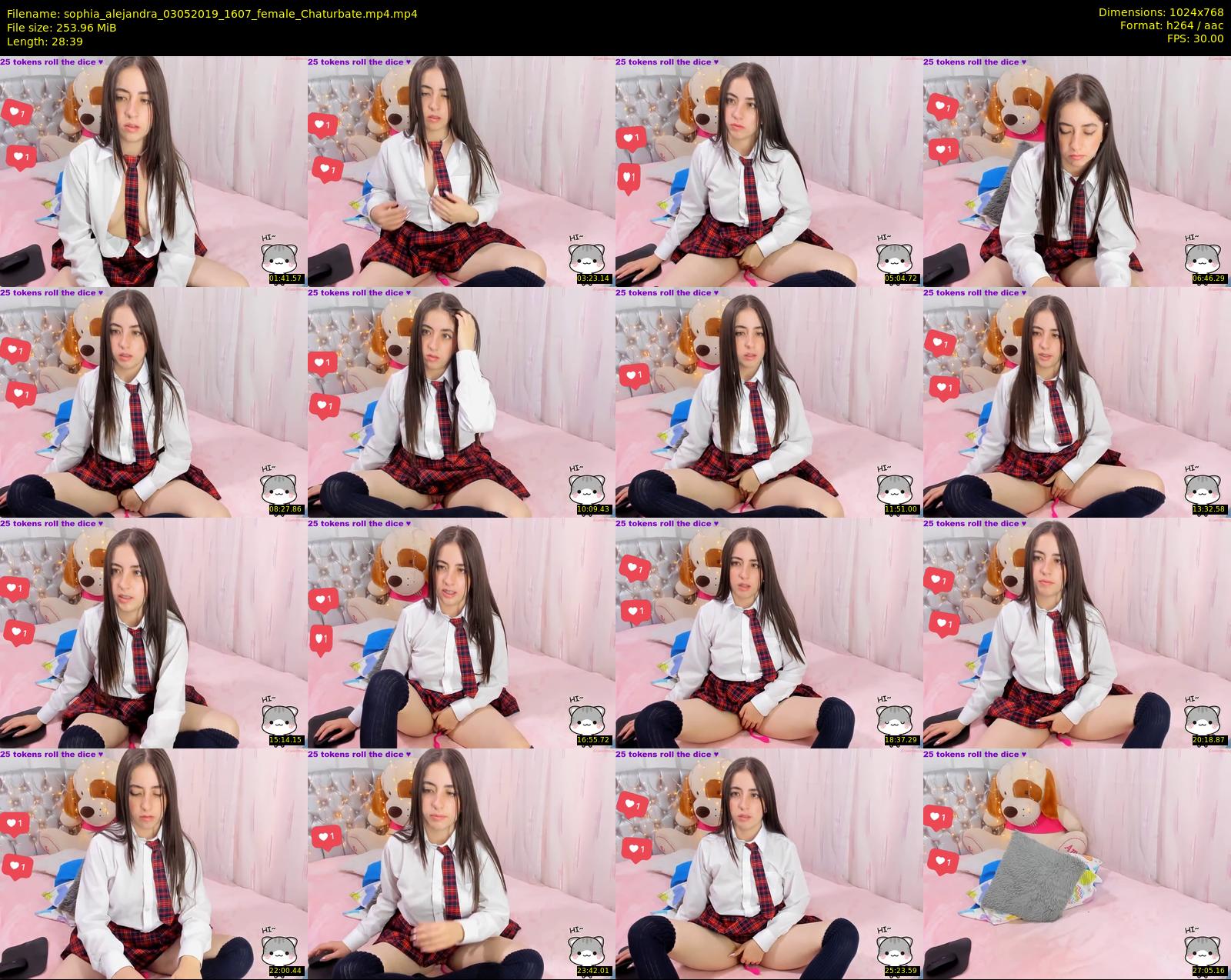 sophia_alejandra — 29 minute Chaturbate female cam show recording, 720p, May 3, 2019