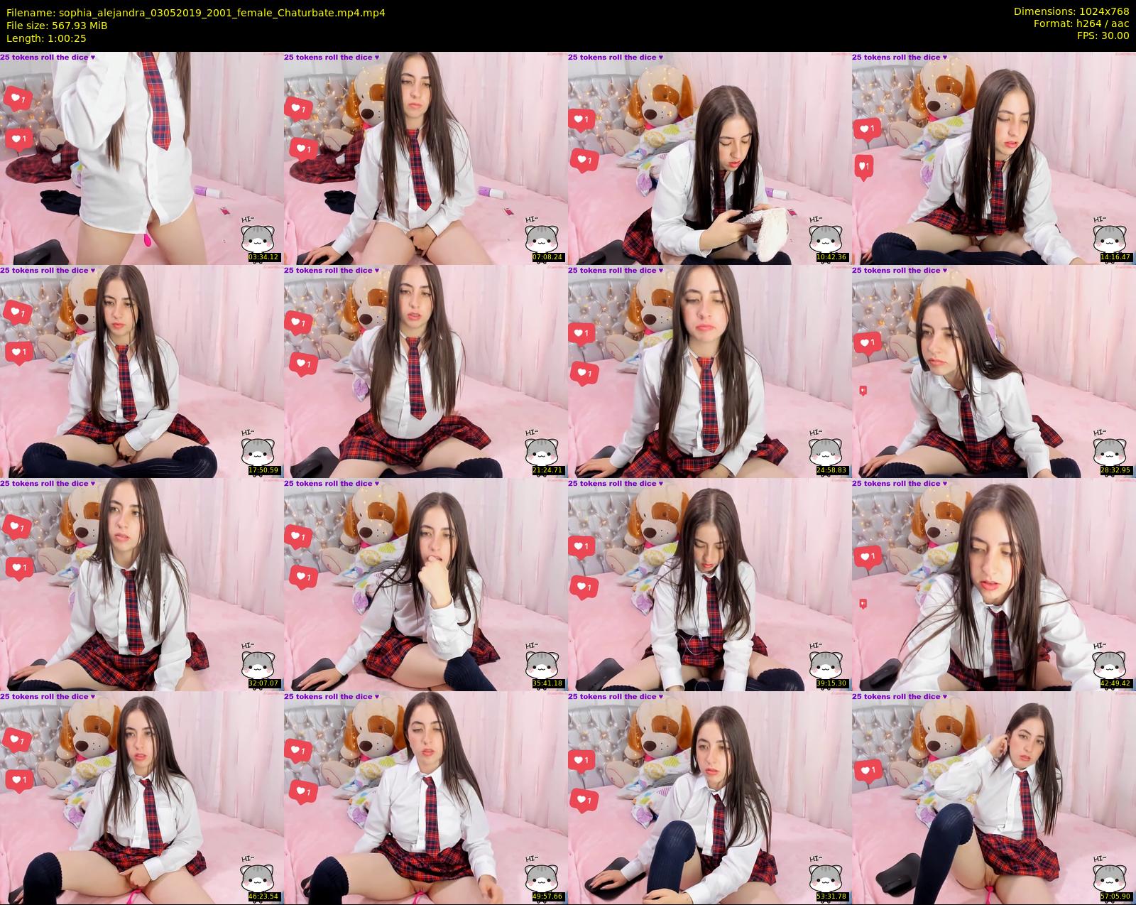 sophia_alejandra — 61 minute Chaturbate female cam show recording, 720p, May 3, 2019