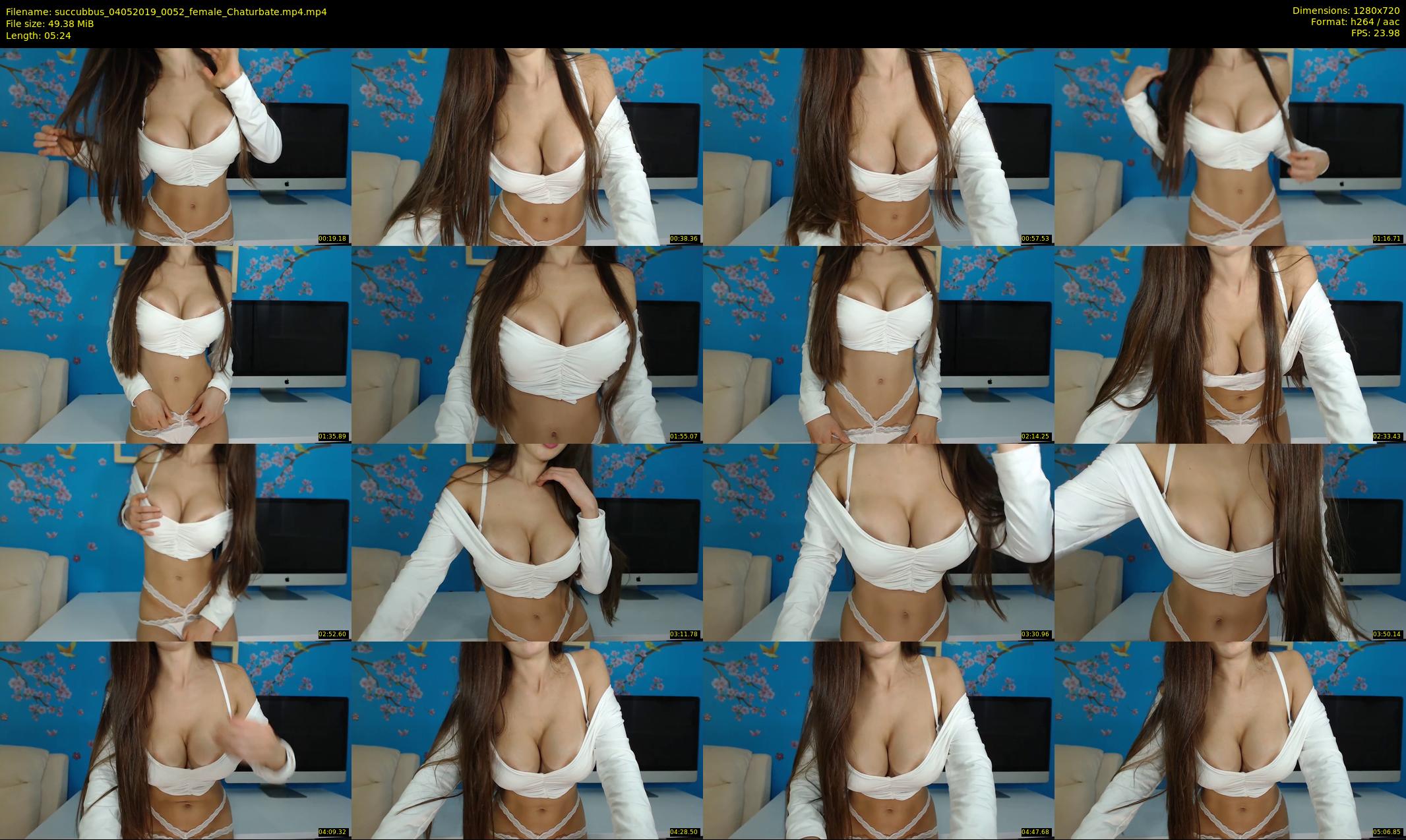 succubbus — 6 minute Chaturbate female cam show recording, 720p, May 4, 2019