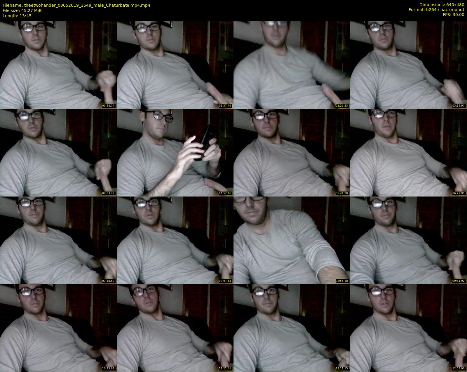 theetwohander — 14 minute Chaturbate male cam show recording, 480p, May 3, 2019