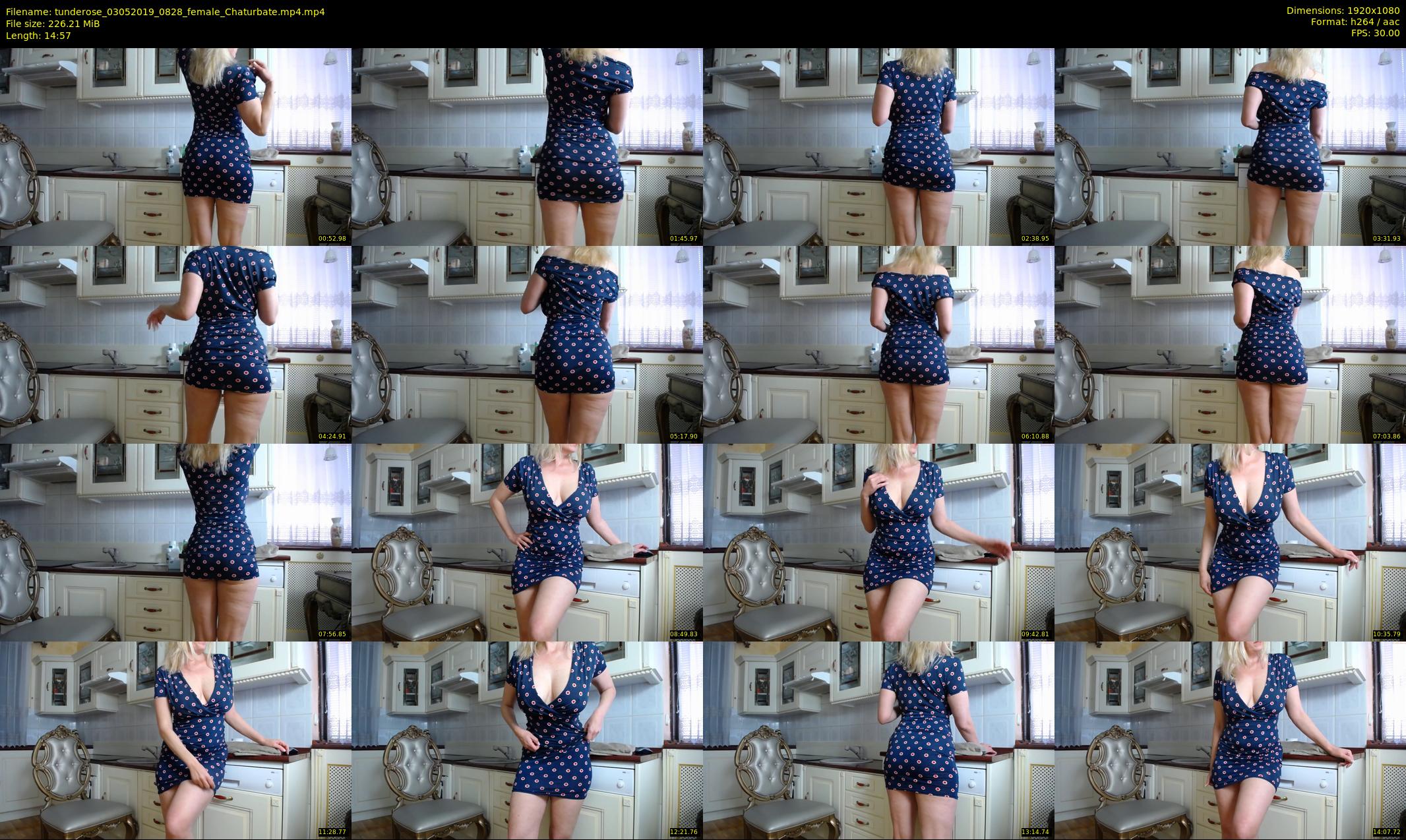 tunderose — 15 minute Chaturbate female cam show recording, 1080p, May 3, 2019