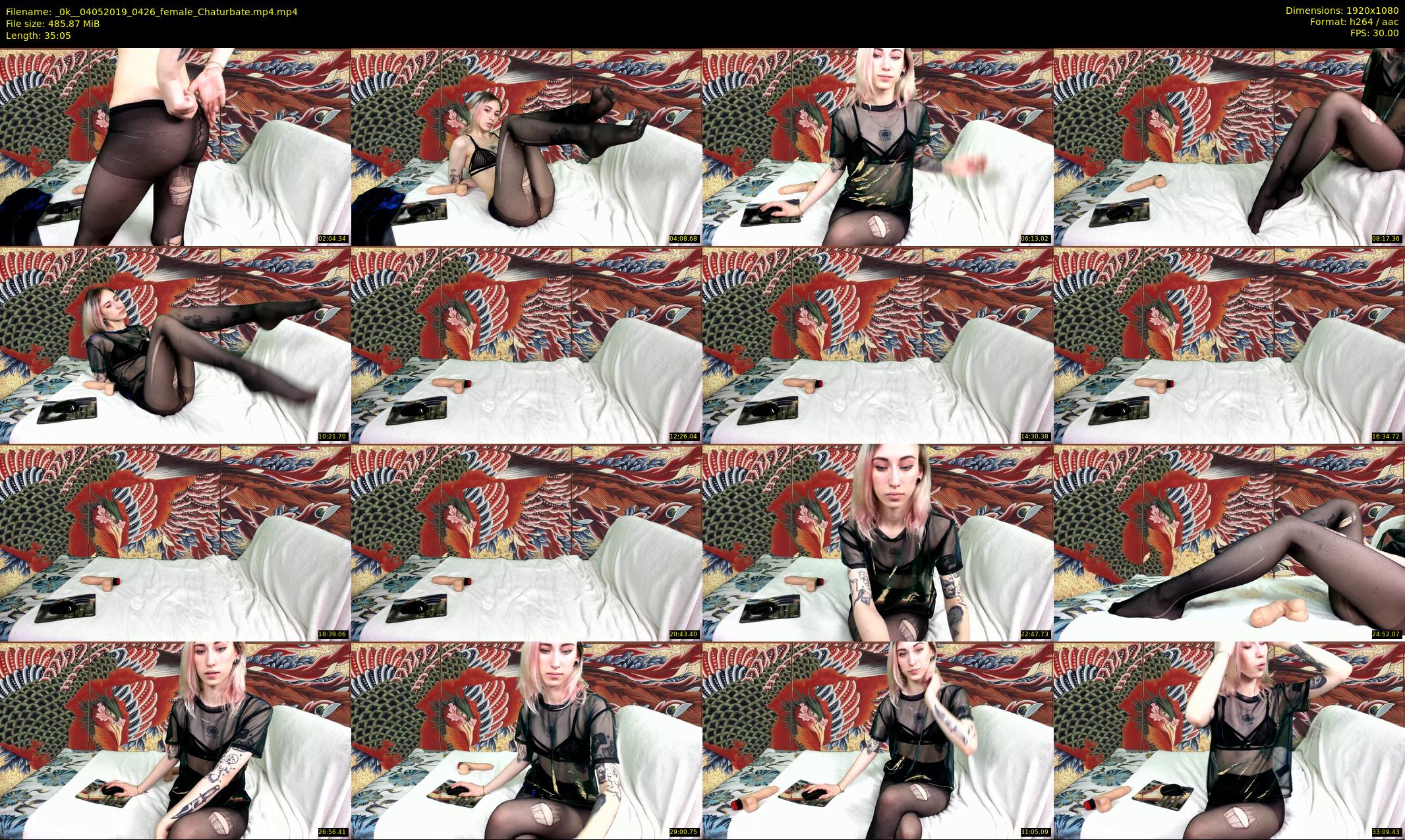 _0k_ — 36 minute Chaturbate female cam show recording, 1080p, May 4, 2019