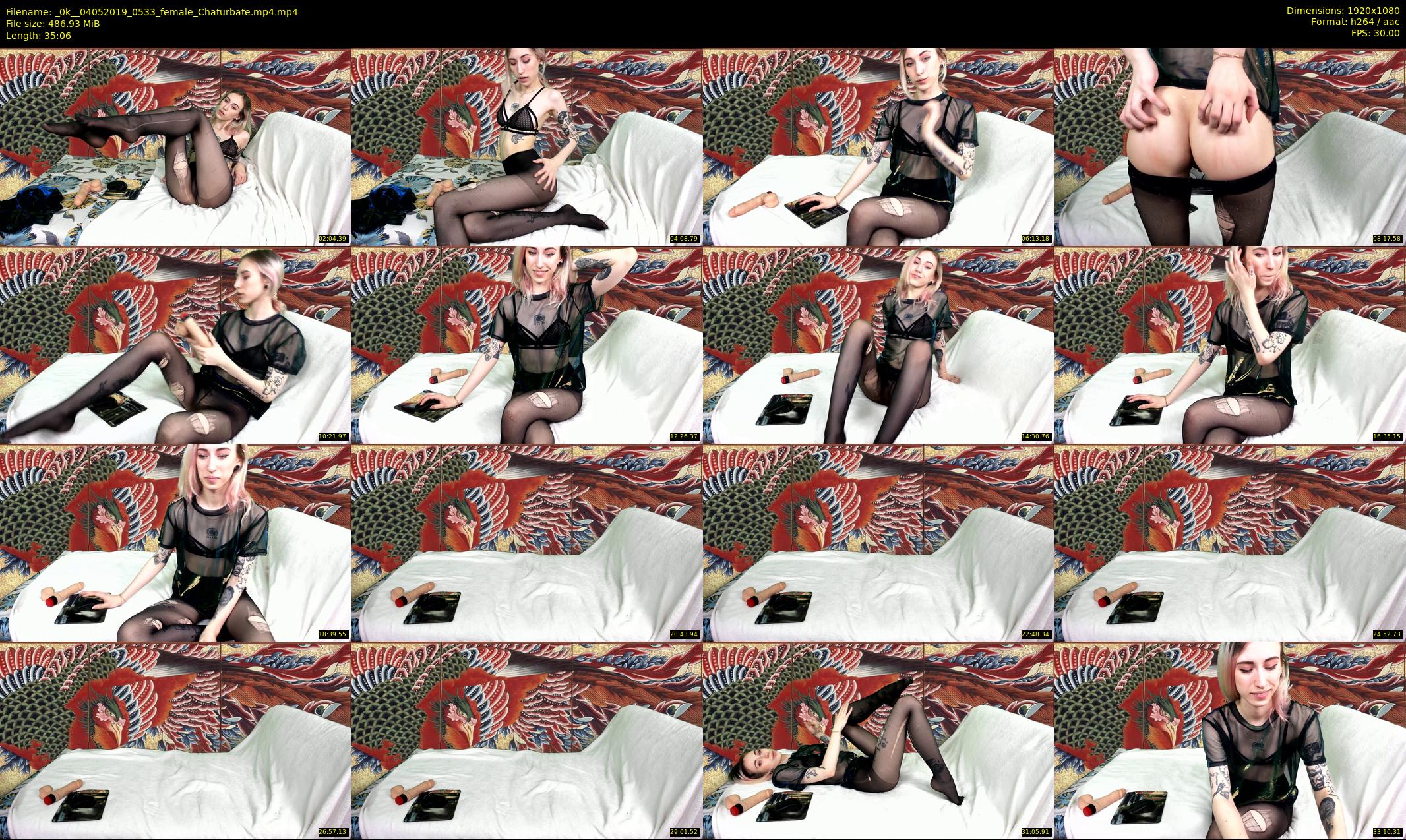 _0k_ — 36 minute Chaturbate female cam show recording, 1080p, May 4, 2019