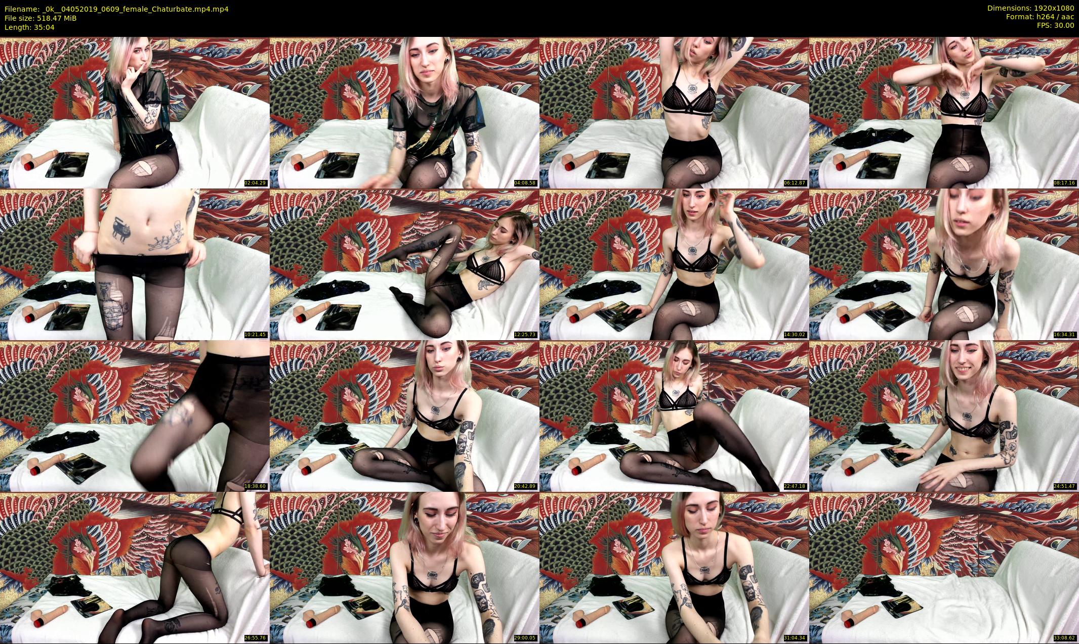 _0k_ — 36 minute Chaturbate female cam show recording, 1080p, May 4, 2019