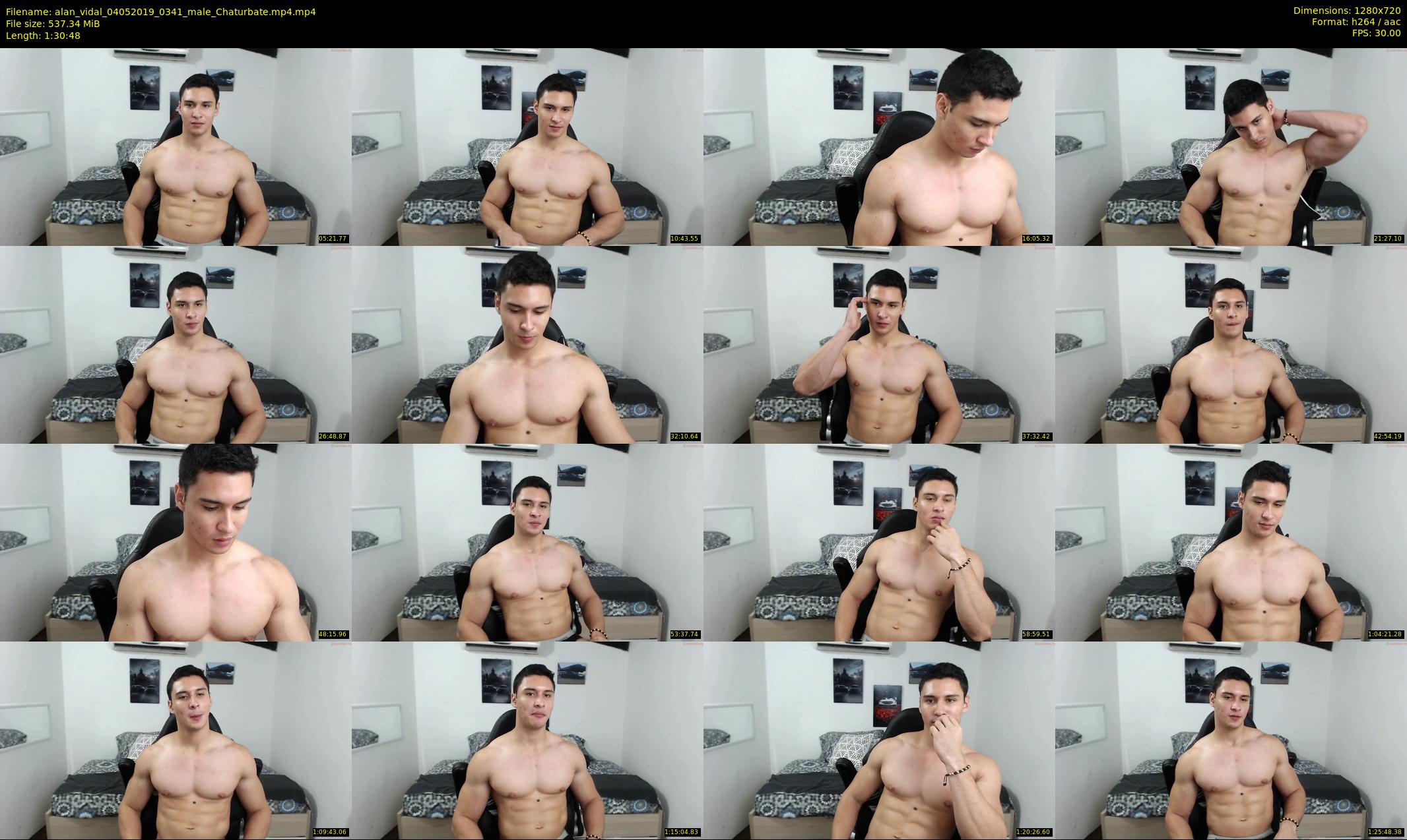 alan_vidal — 91 minute Chaturbate male cam show recording, 720p, May 4, 2019