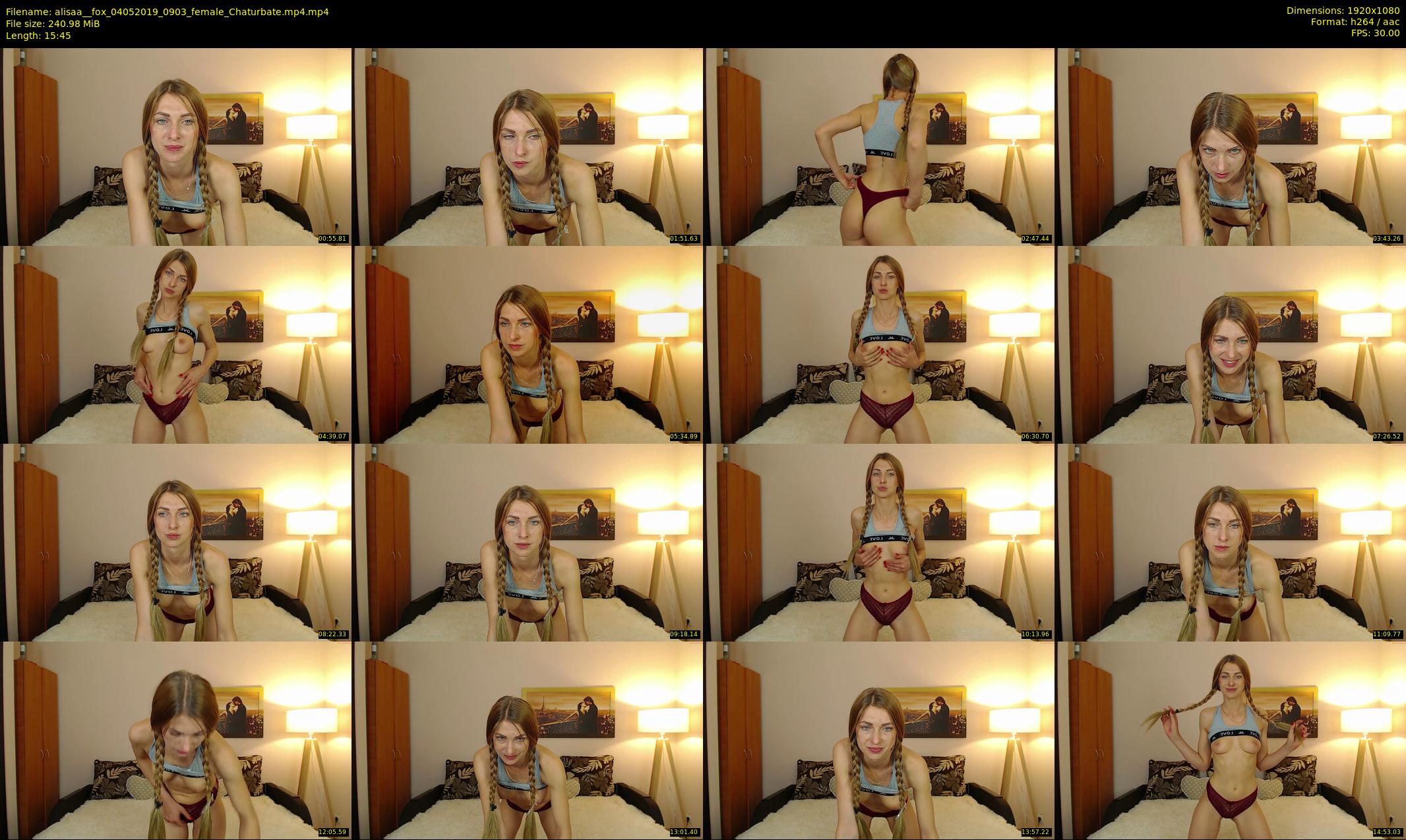alisaa__fox — 16 minute Chaturbate female cam show recording, 1080p, May 4, 2019