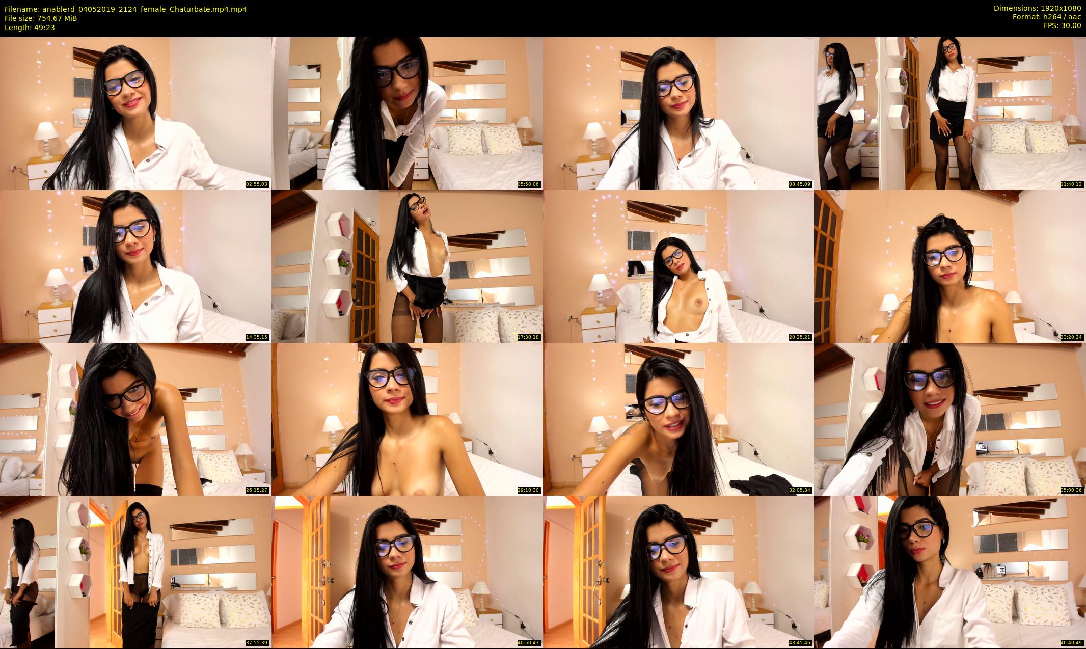anablerd — 50 minute Chaturbate female cam show recording, 1080p, May 4, 2019