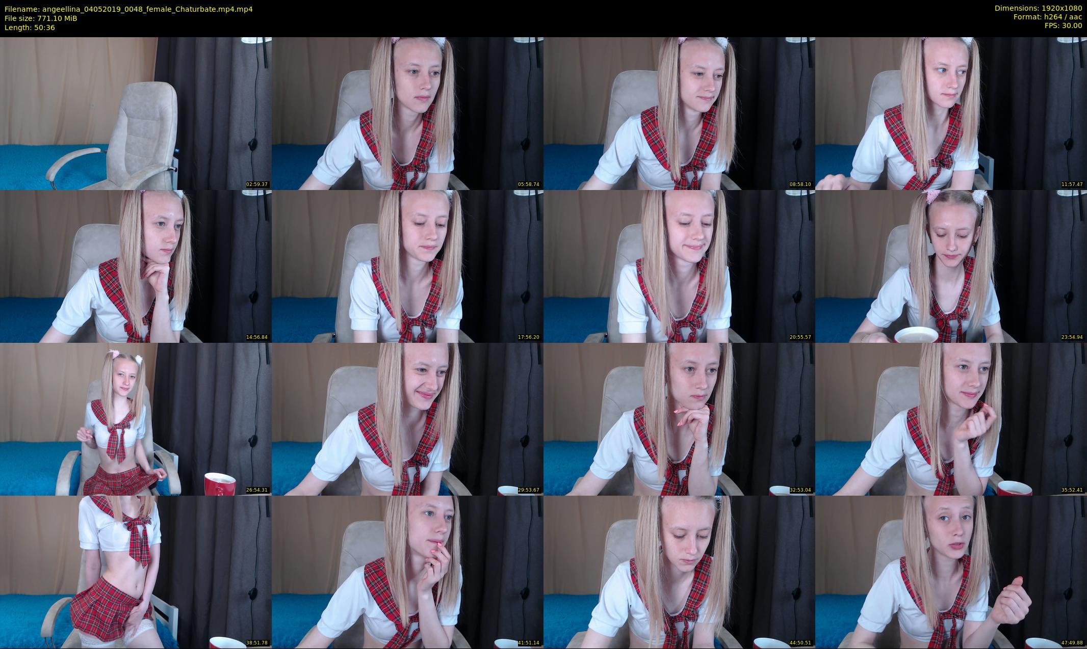 angeellina — 51 minute Chaturbate female cam show recording, 1080p, May 4, 2019