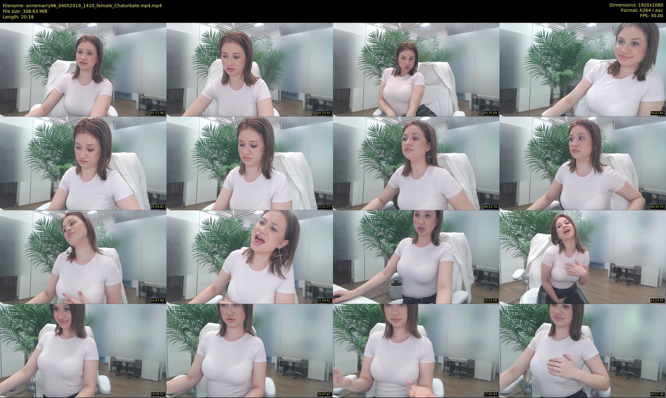 annemarry96 — 21 minute Chaturbate female cam show recording, 1080p, May 4, 2019