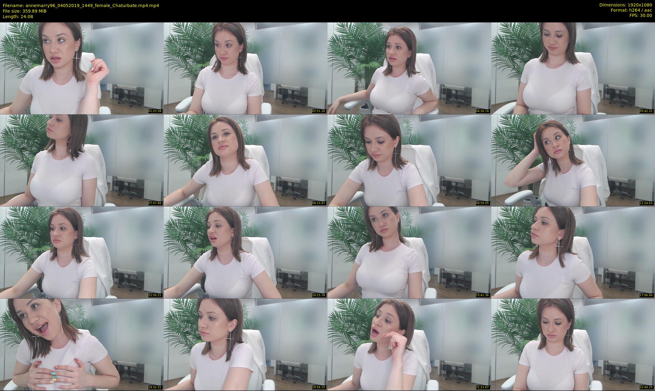 annemarry96 — 25 minute Chaturbate female cam show recording, 1080p, May 4, 2019