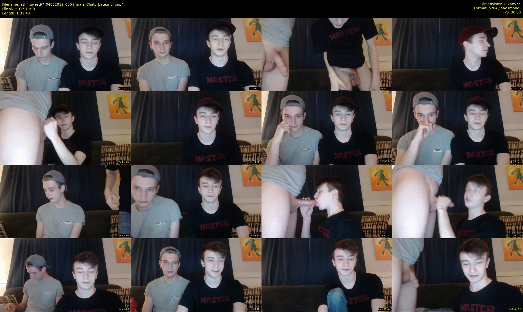 ashingwest97 — 92 minute Chaturbate male cam show recording, 480p, May 4, 2019