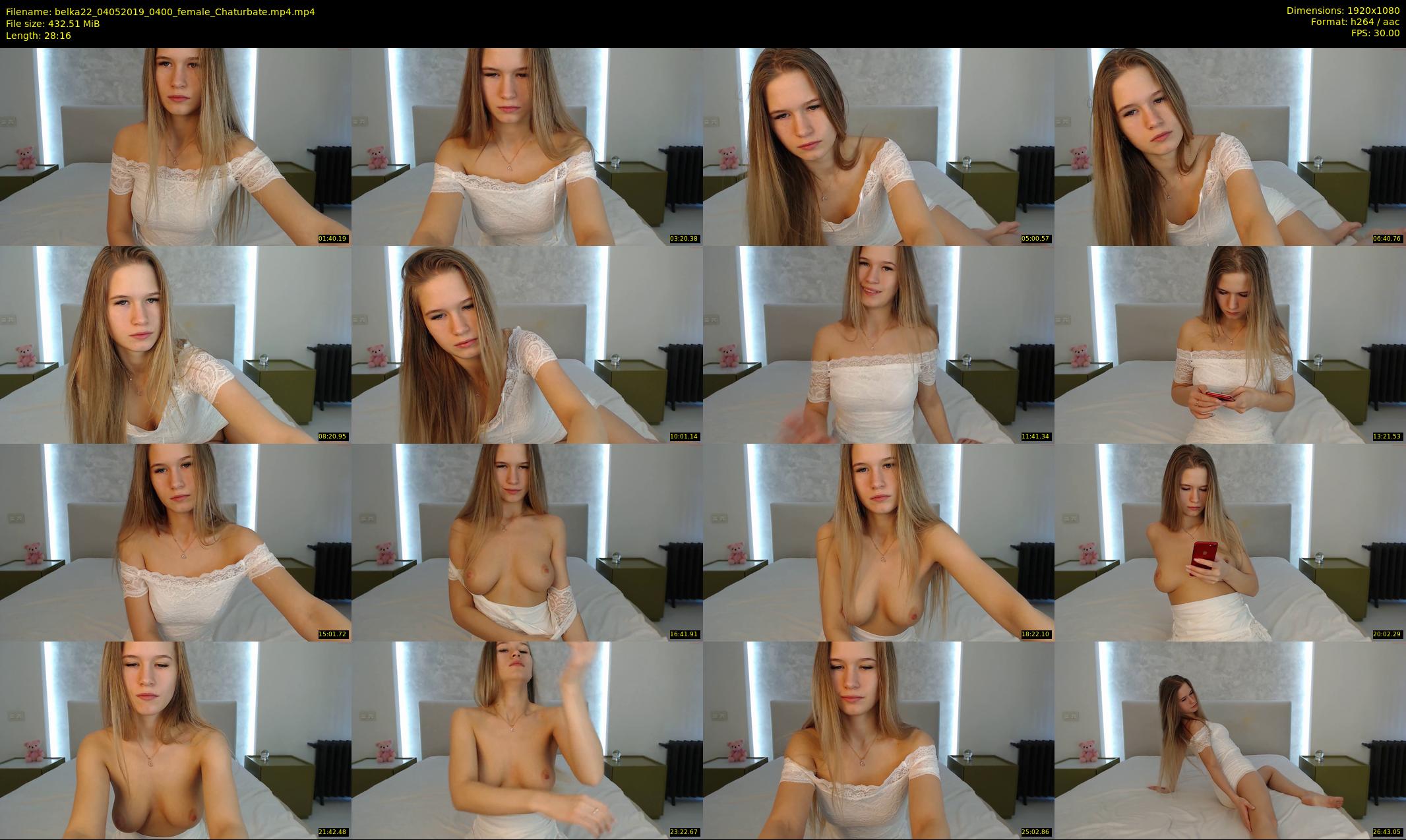 belka22 — 29 minute Chaturbate female cam show recording, 1080p, May 4, 2019