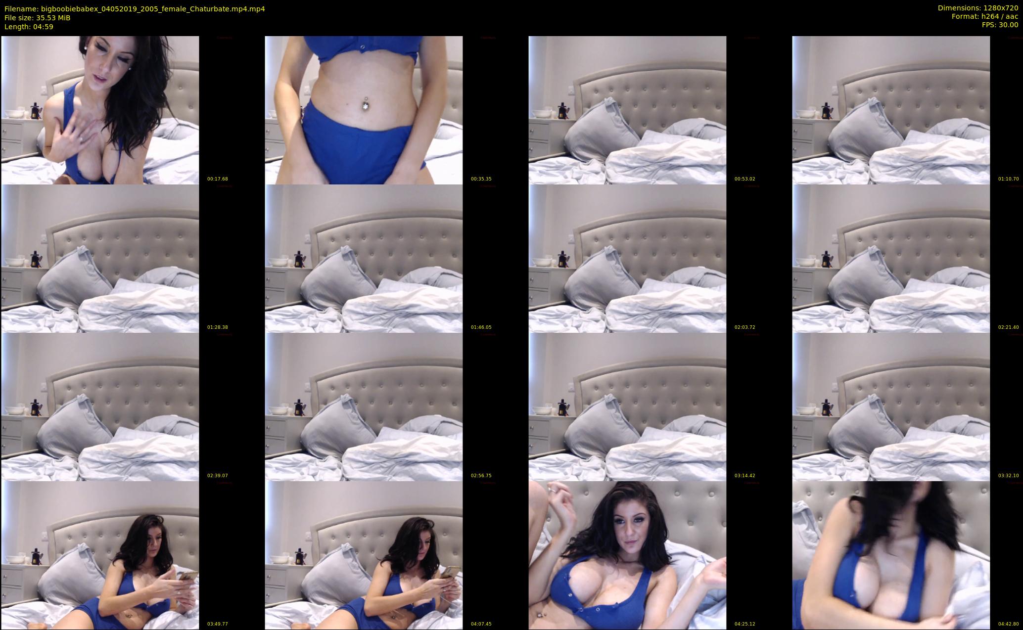 bigboobiebabex — 5 minute Chaturbate female cam show recording, 720p, May 4, 2019