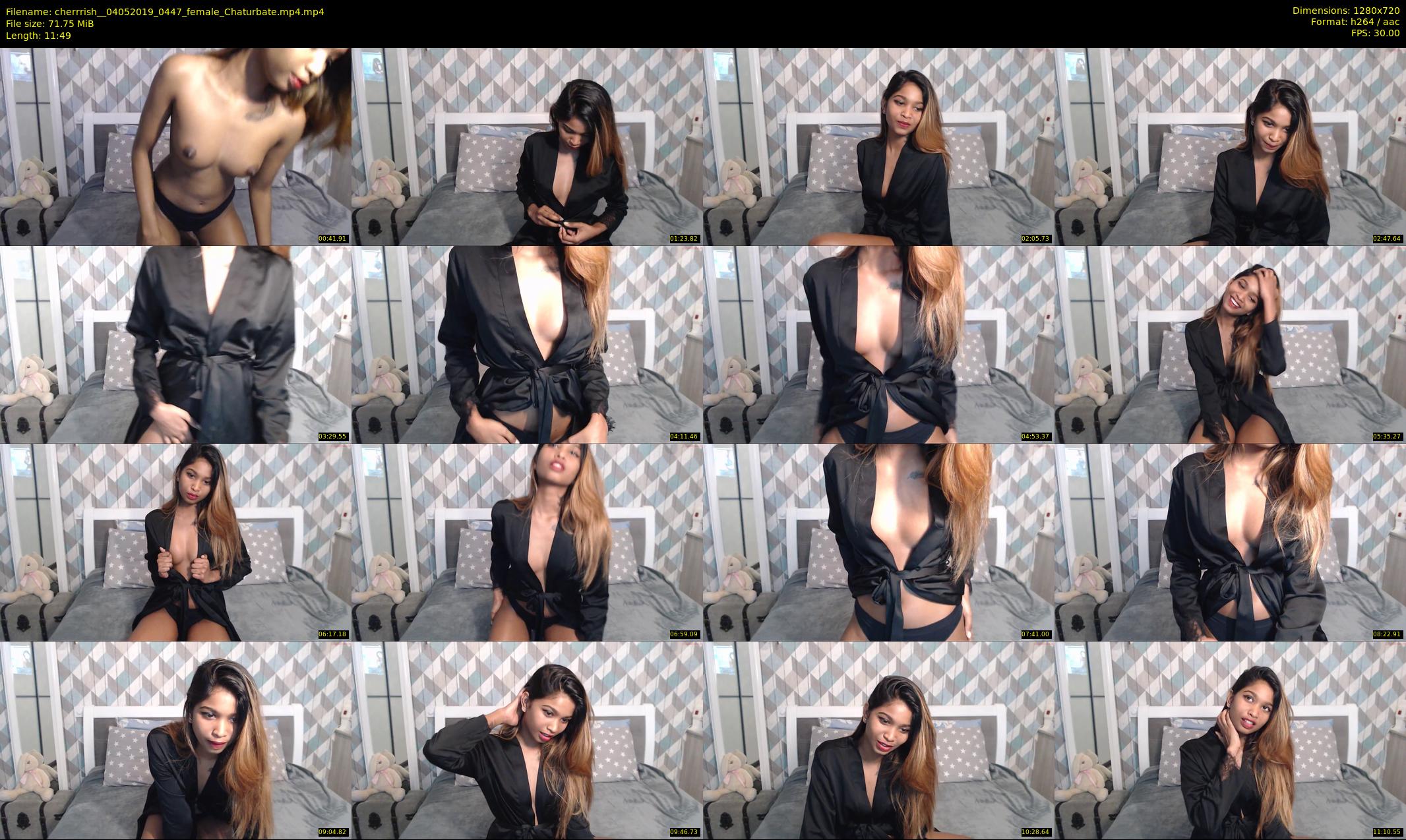 cherrrish_ — 12 minute Chaturbate female cam show recording, 720p, May 4, 2019