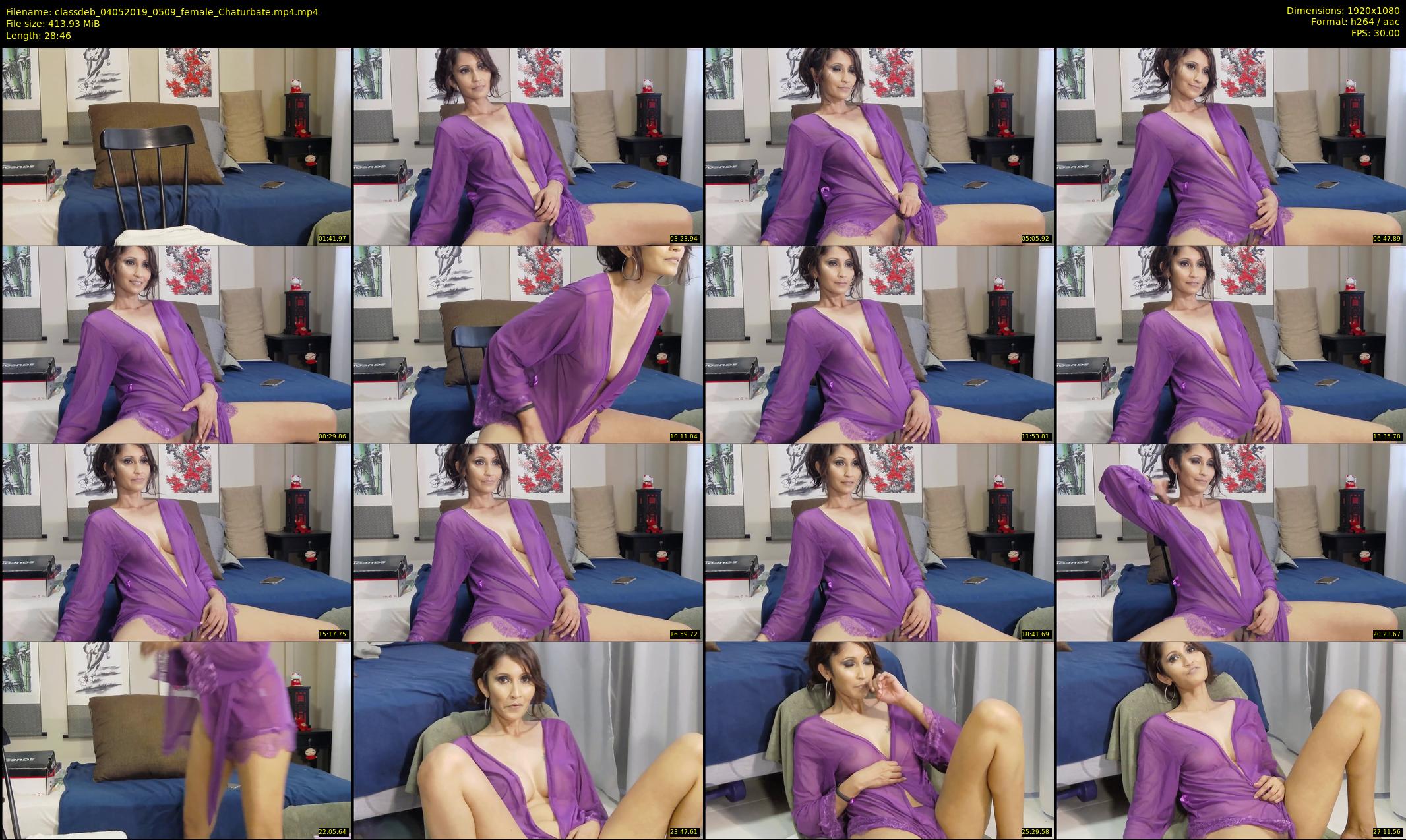 classdeb — 29 minute Chaturbate female cam show recording, 1080p, May 4, 2019