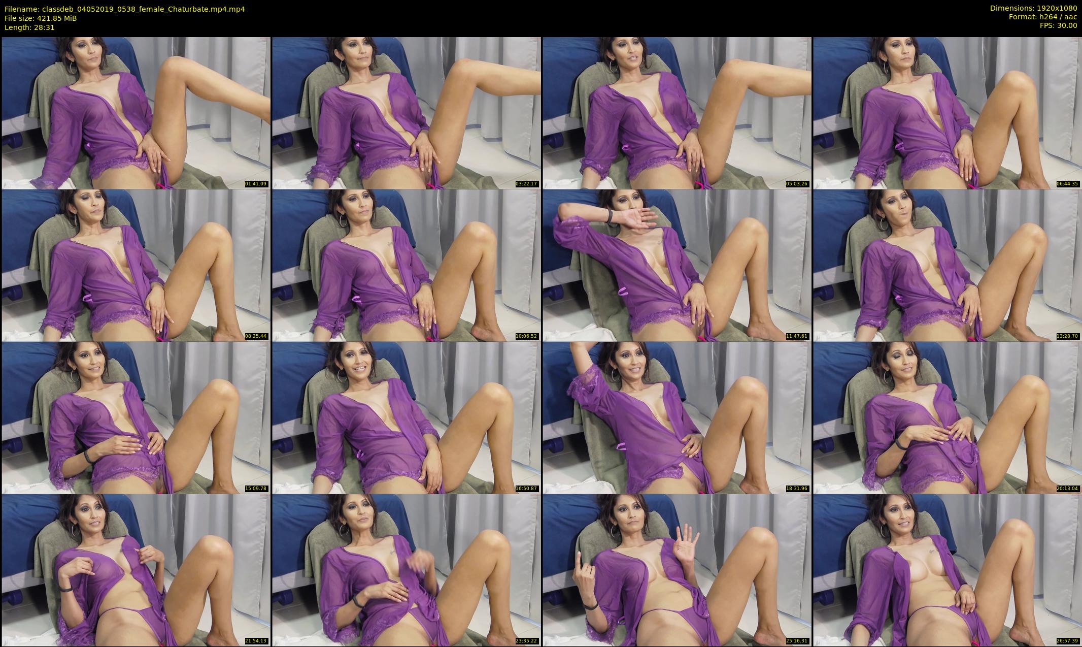 classdeb — 29 minute Chaturbate female cam show recording, 1080p, May 4, 2019