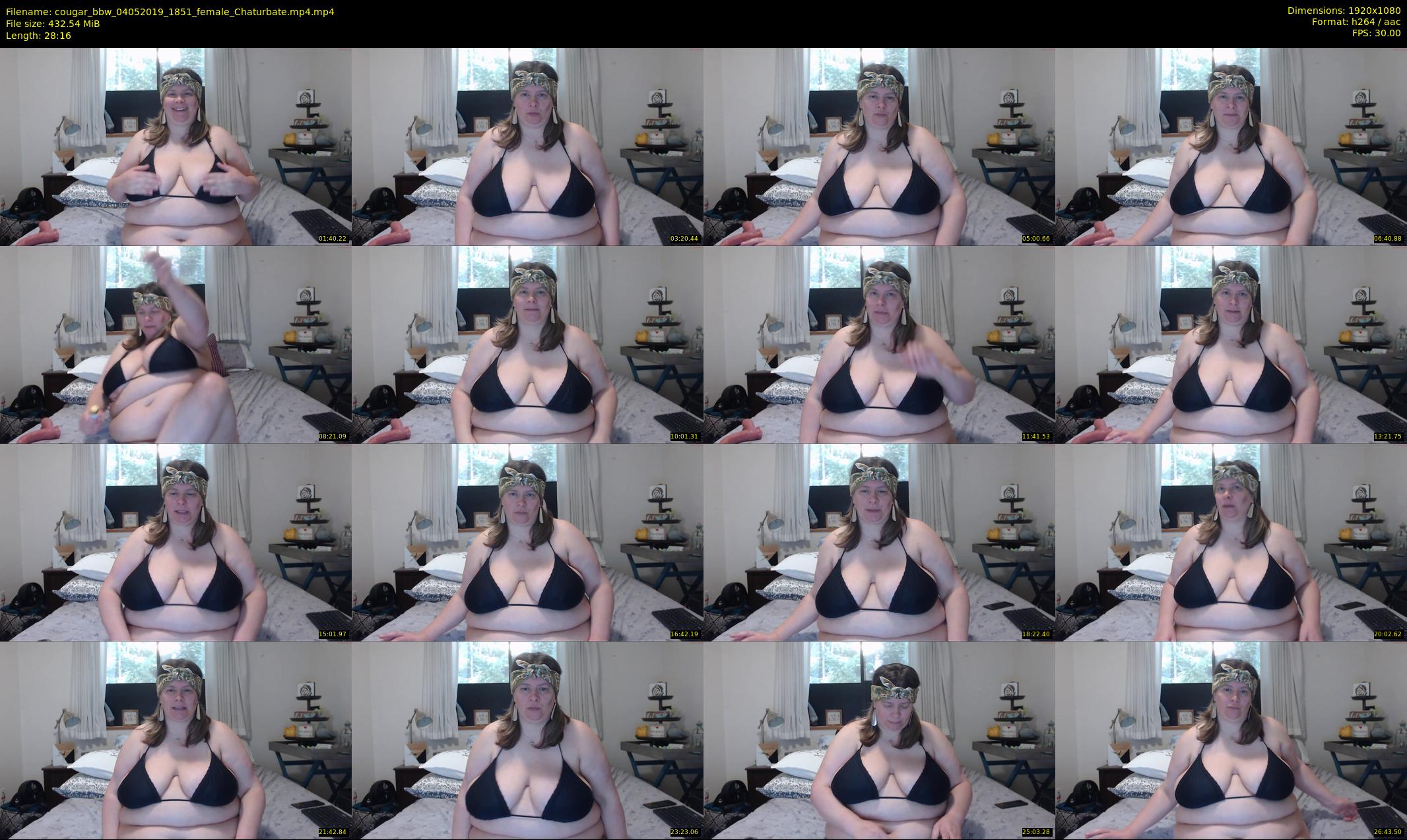 cougar_bbw — 29 minute Chaturbate female cam show recording, 1080p, May 4, 2019