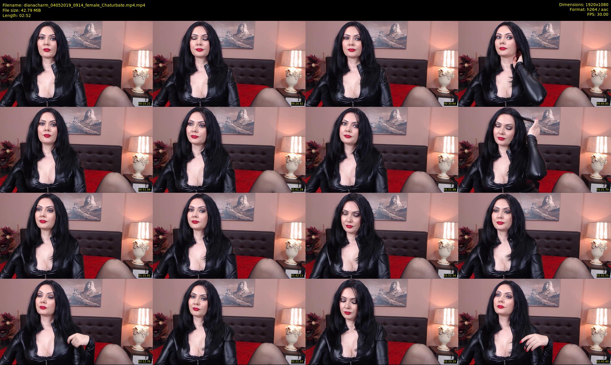 dianacharm — 3 minute Chaturbate female cam show recording, 1080p, May 4, 2019