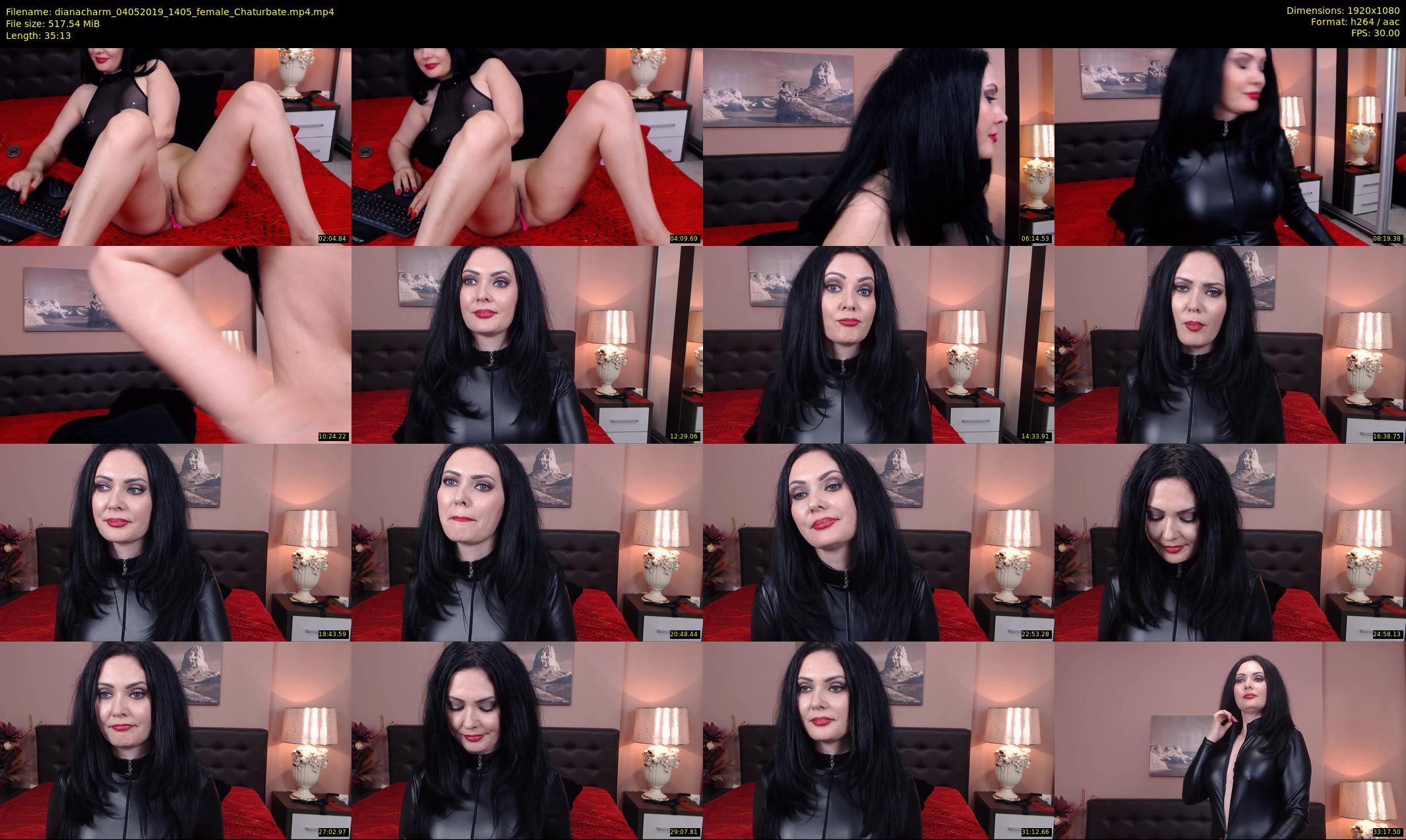 dianacharm — 36 minute Chaturbate female cam show recording, 1080p, May 4, 2019