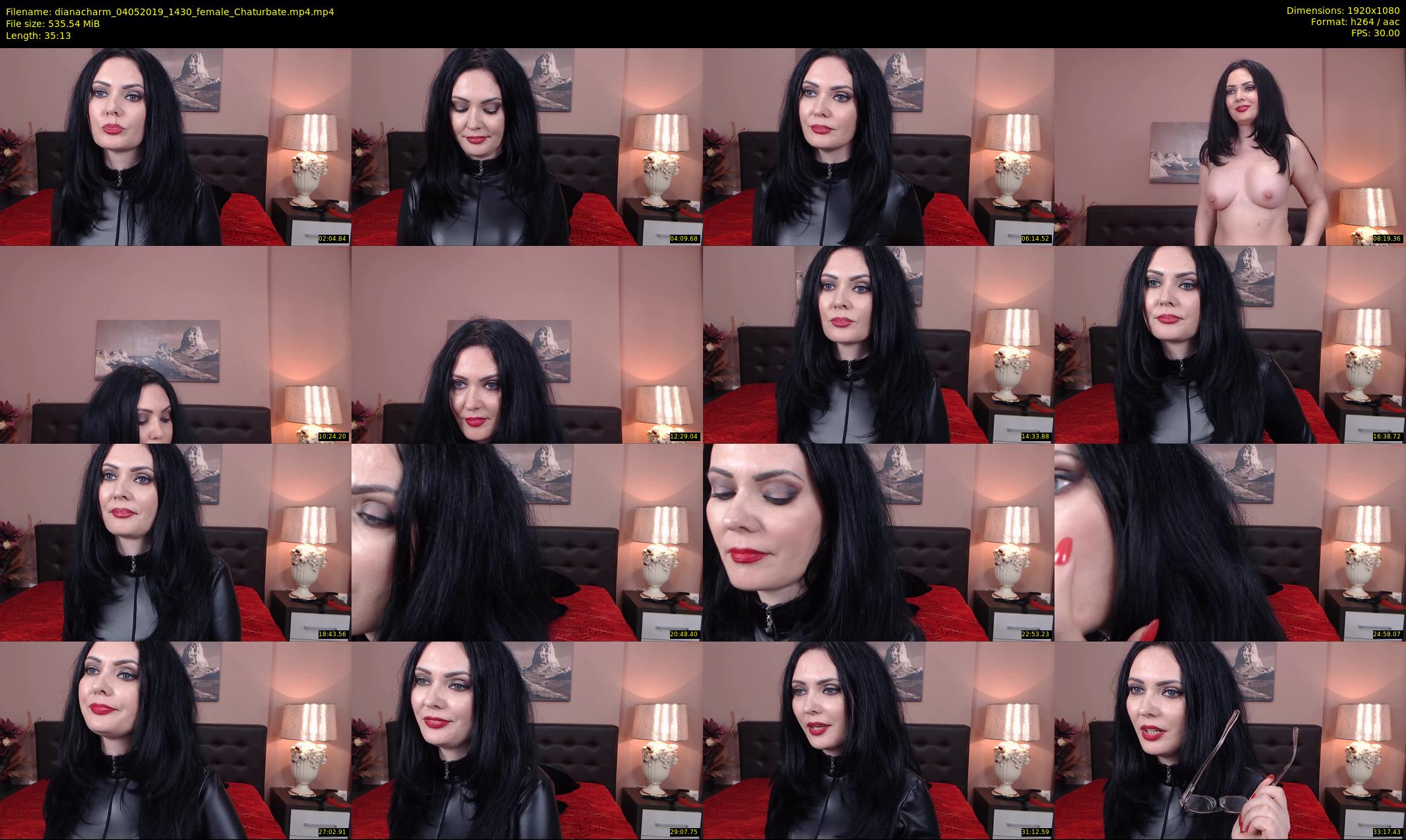 dianacharm — 36 minute Chaturbate female cam show recording, 1080p, May 4, 2019