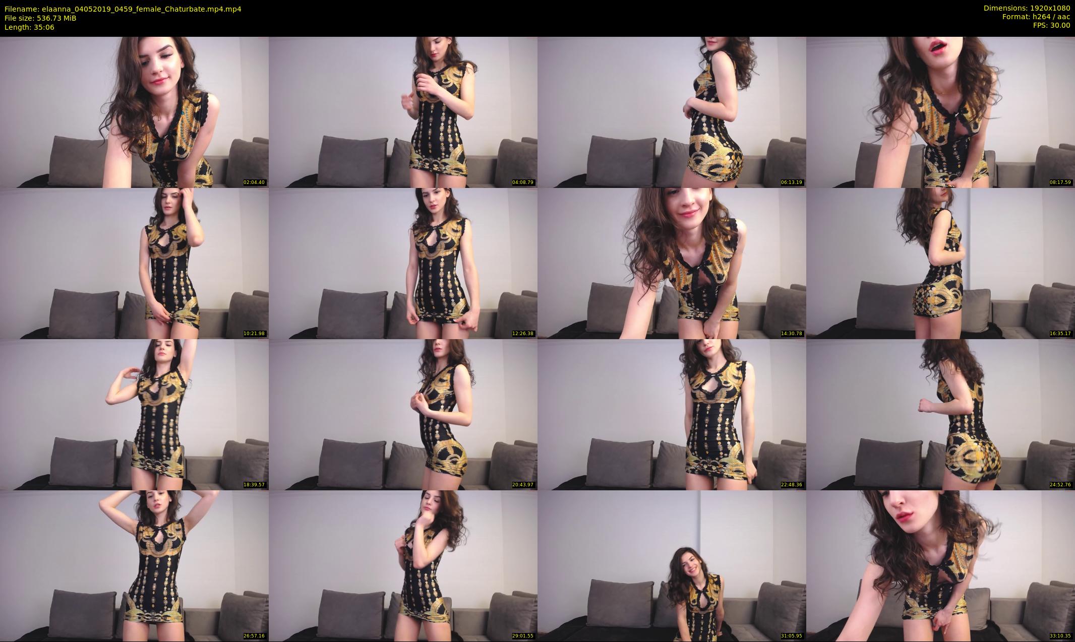 elaanna — 36 minute Chaturbate female cam show recording, 1080p, May 4, 2019