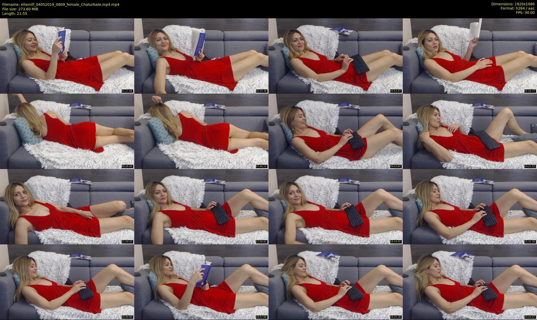 ellamilf — 22 minute Chaturbate female cam show recording, 1080p, May 4, 2019