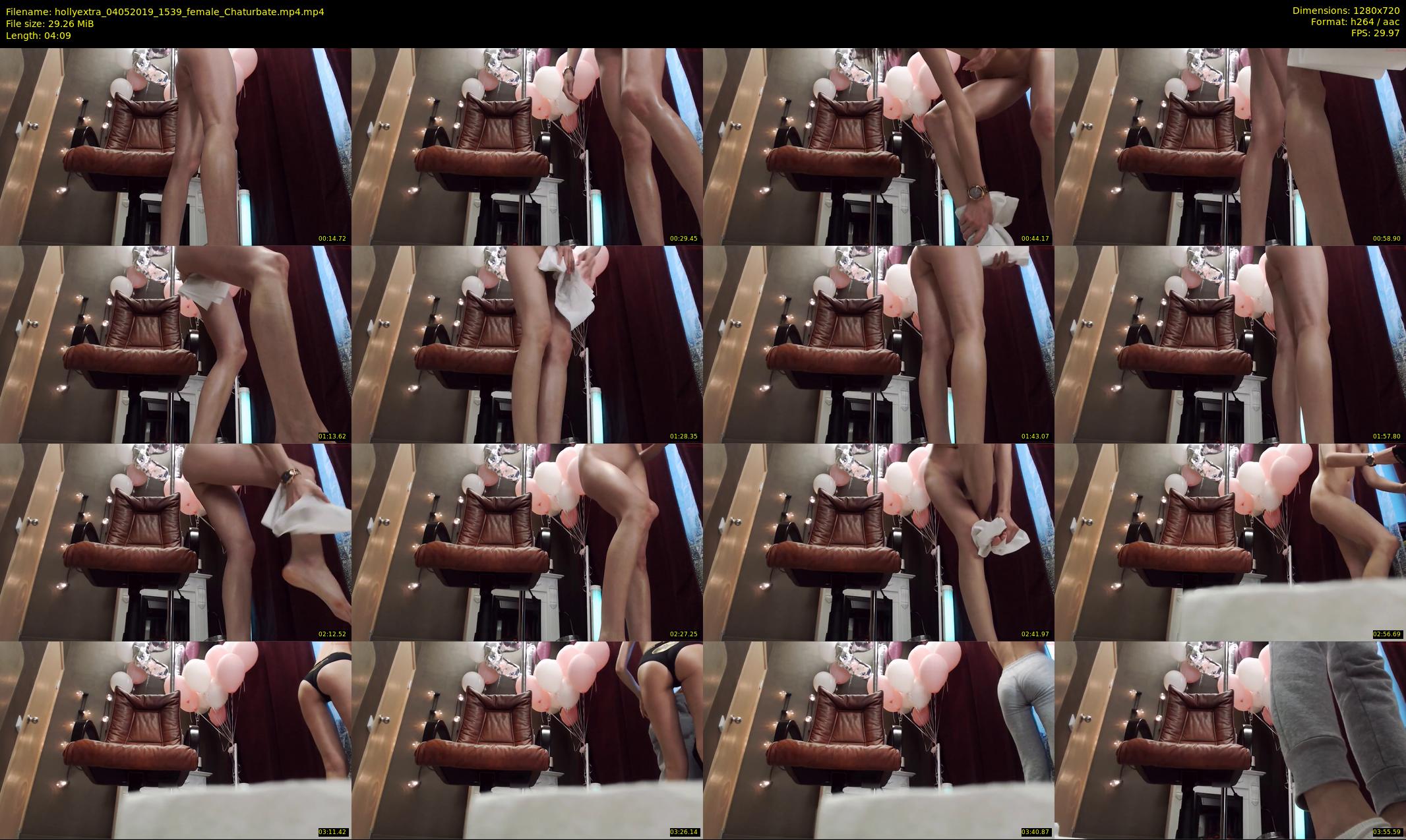 hollyextra — 5 minute Chaturbate female cam show recording, 720p, May 4, 2019